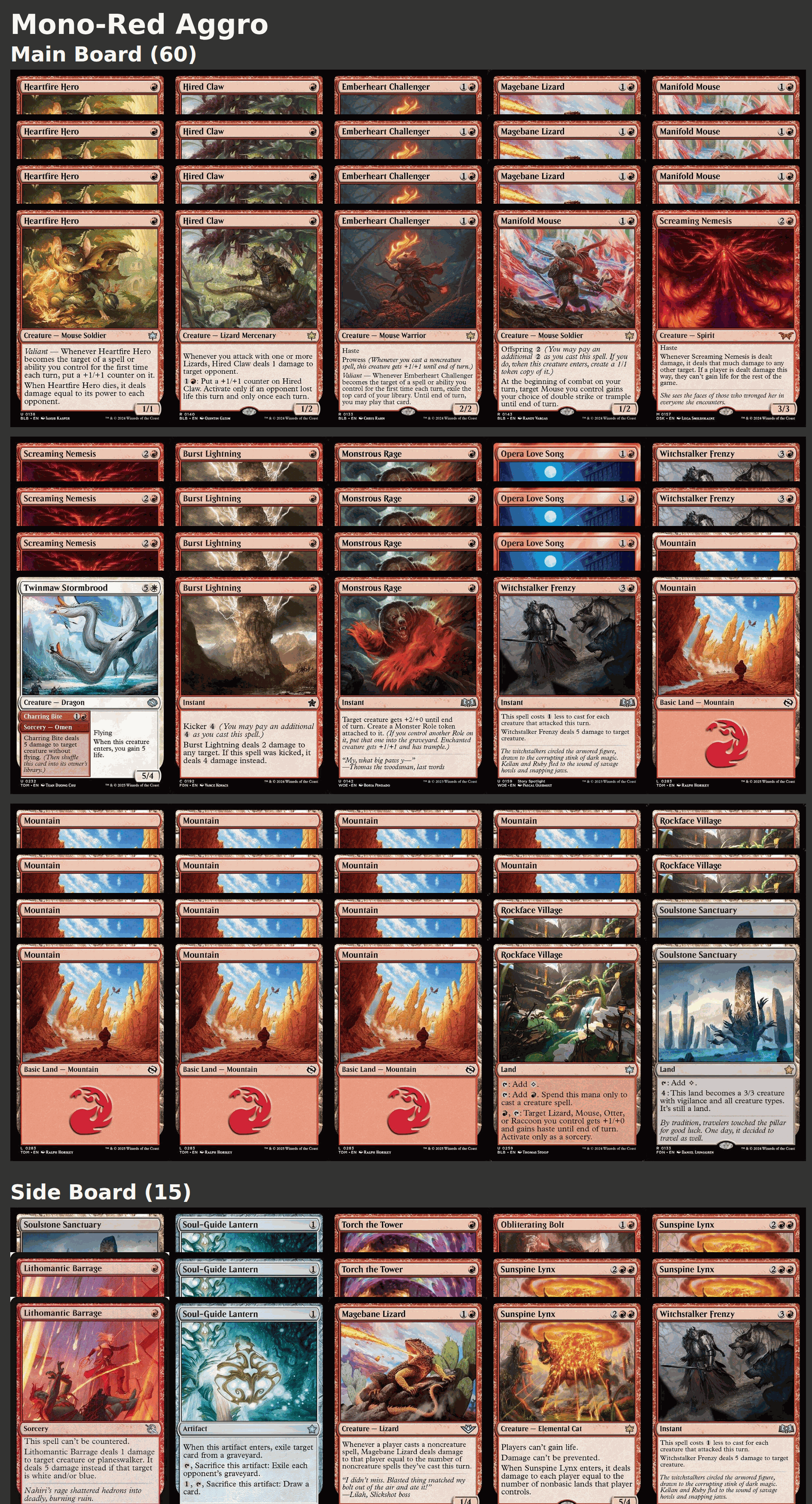 Mono-Red Aggro