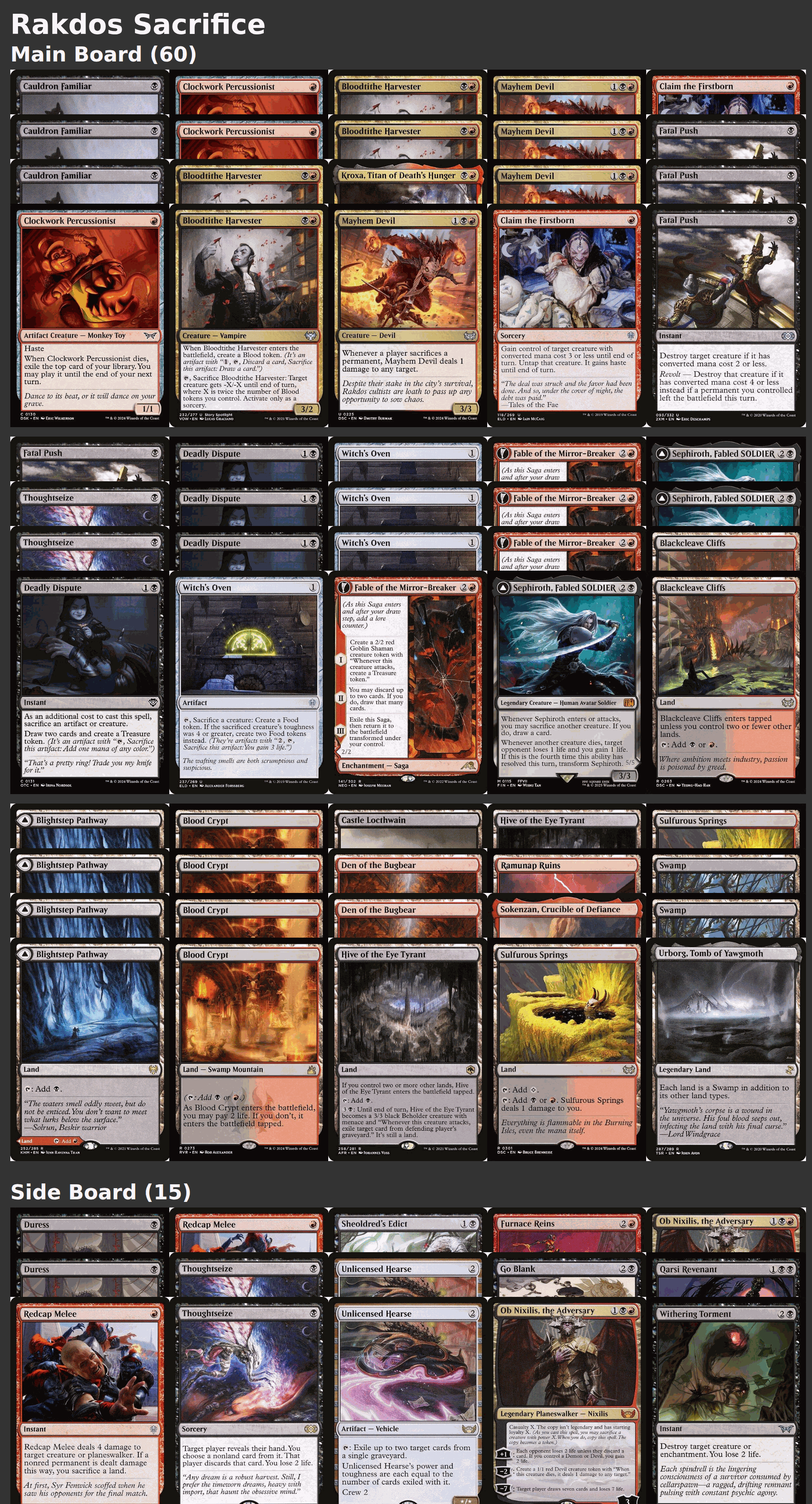 Rakdos Sacrifice