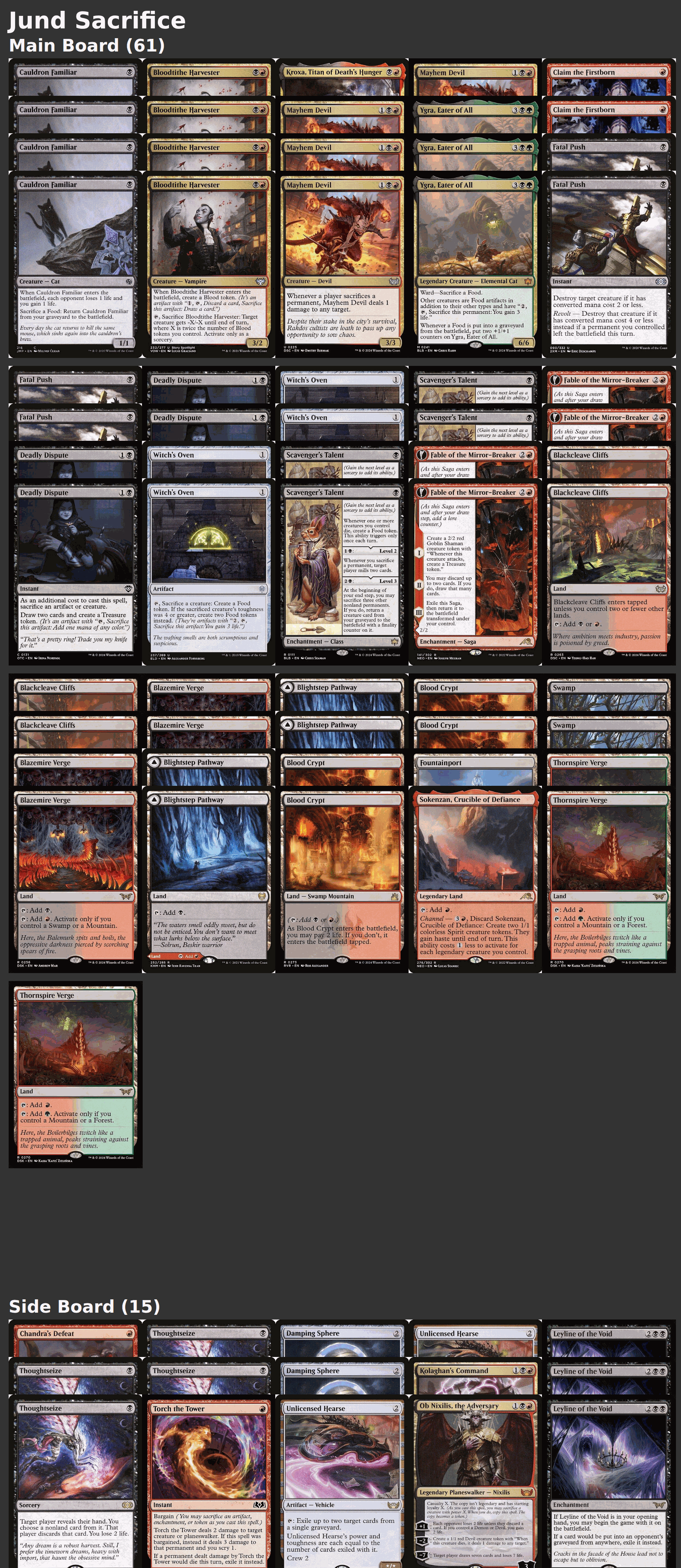 Jund Sacrifice