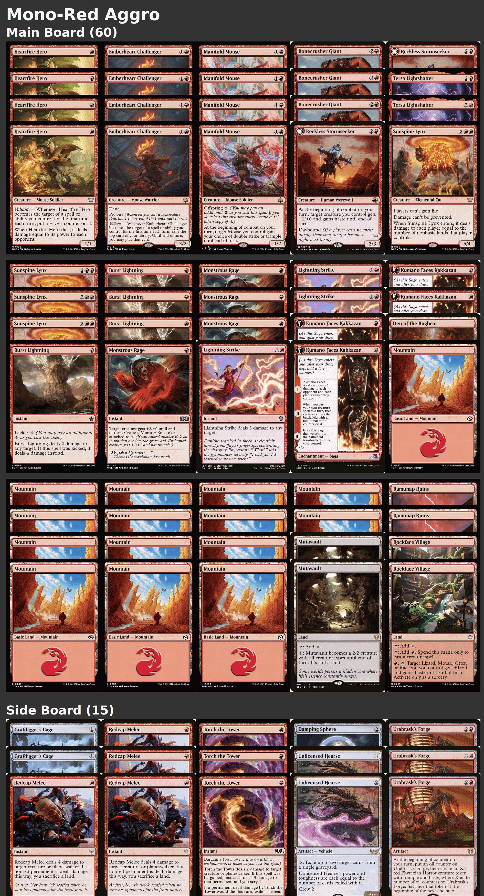 Mono-Red Aggro