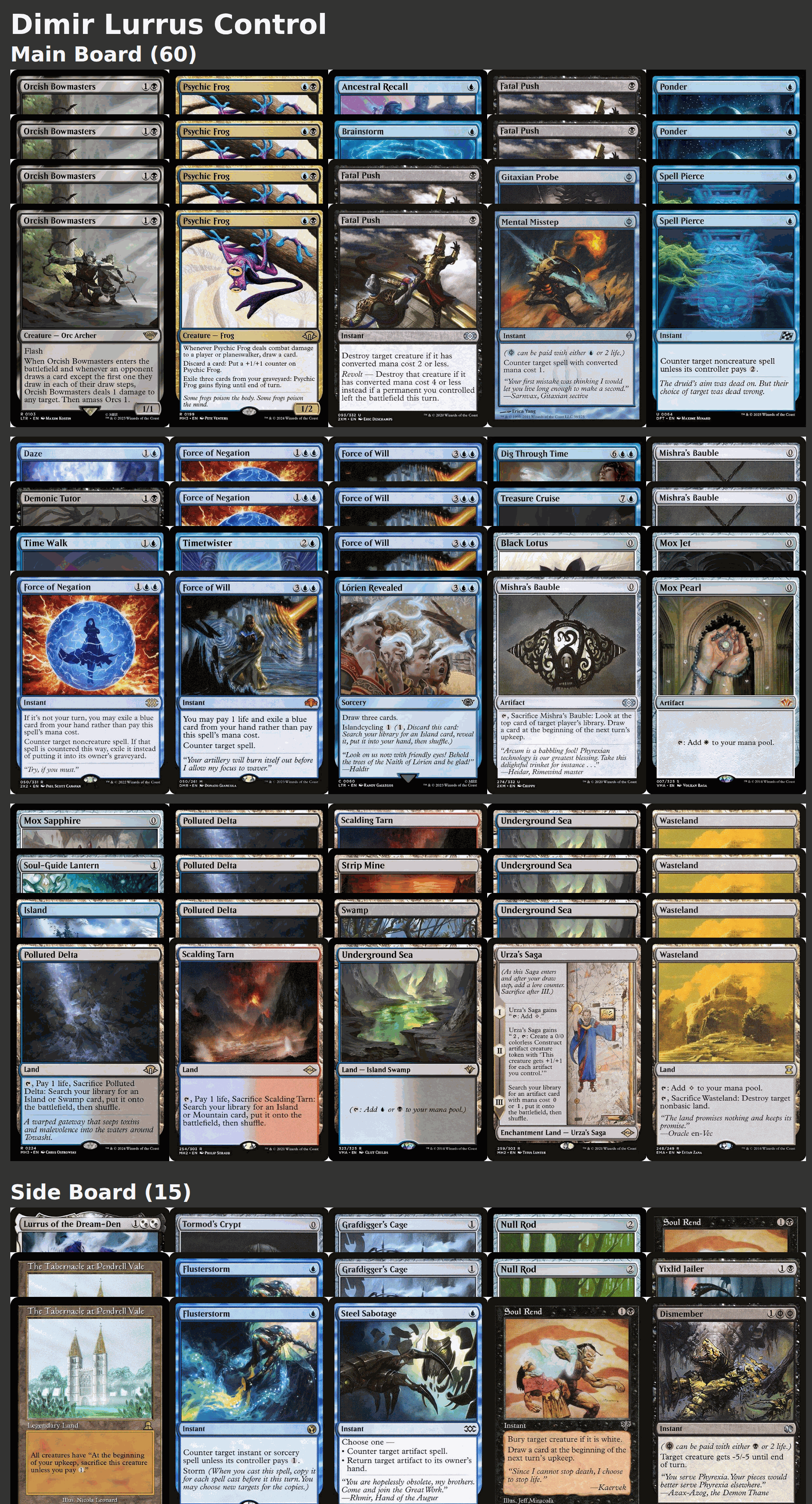 Dimir Lurrus Control