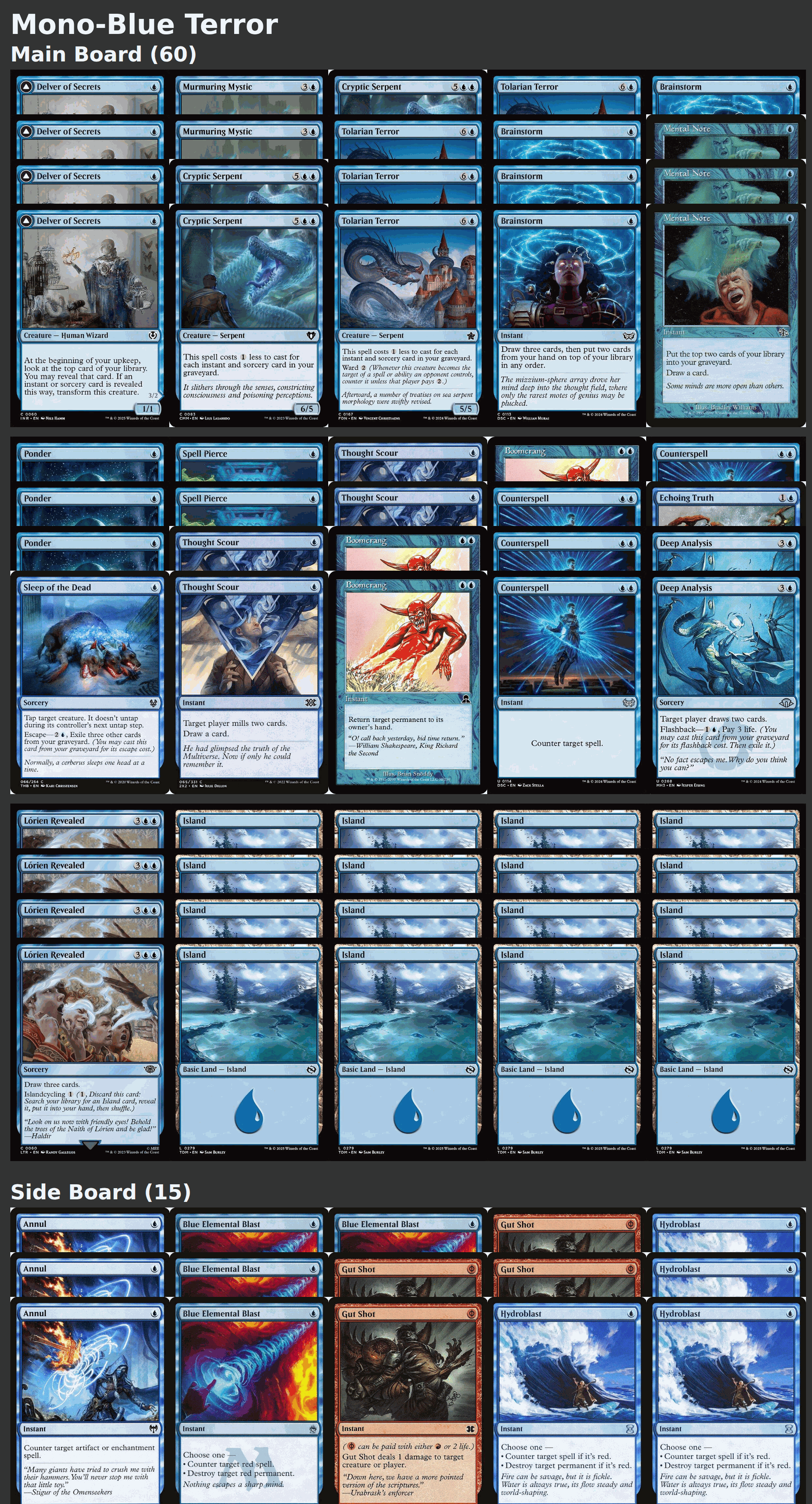 Mono-Blue Terror