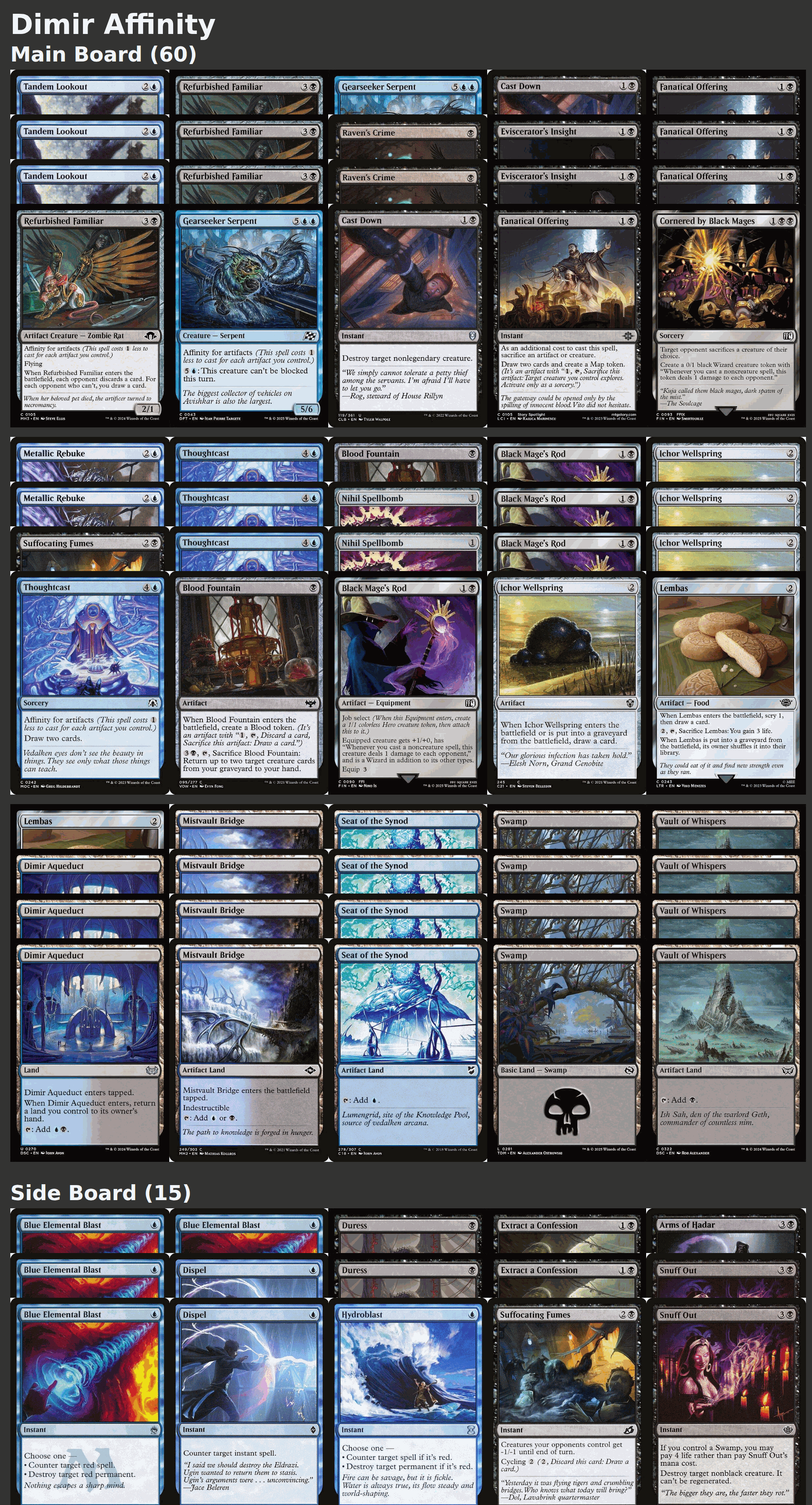Dimir Affinity