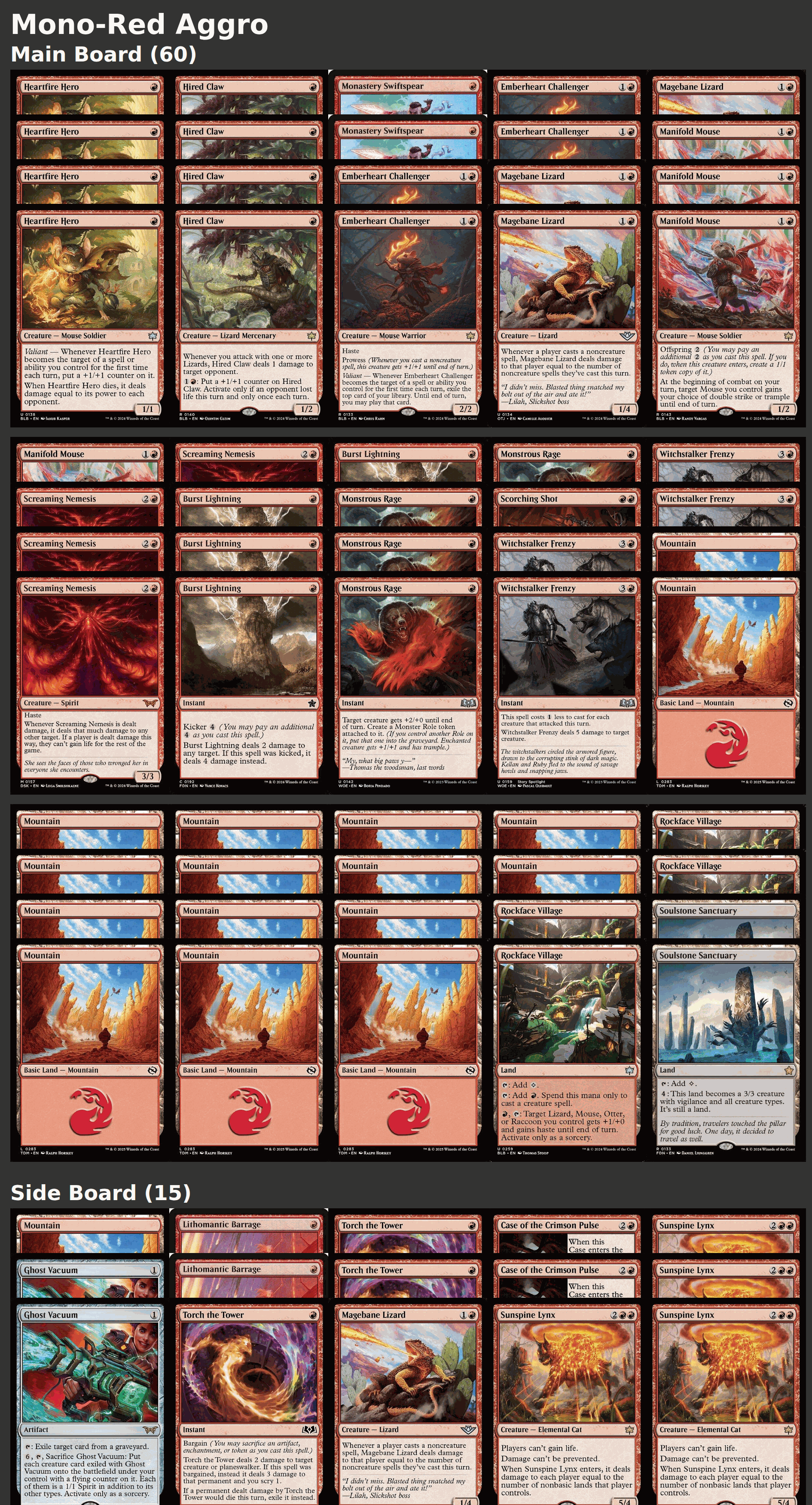 Mono-Red Aggro