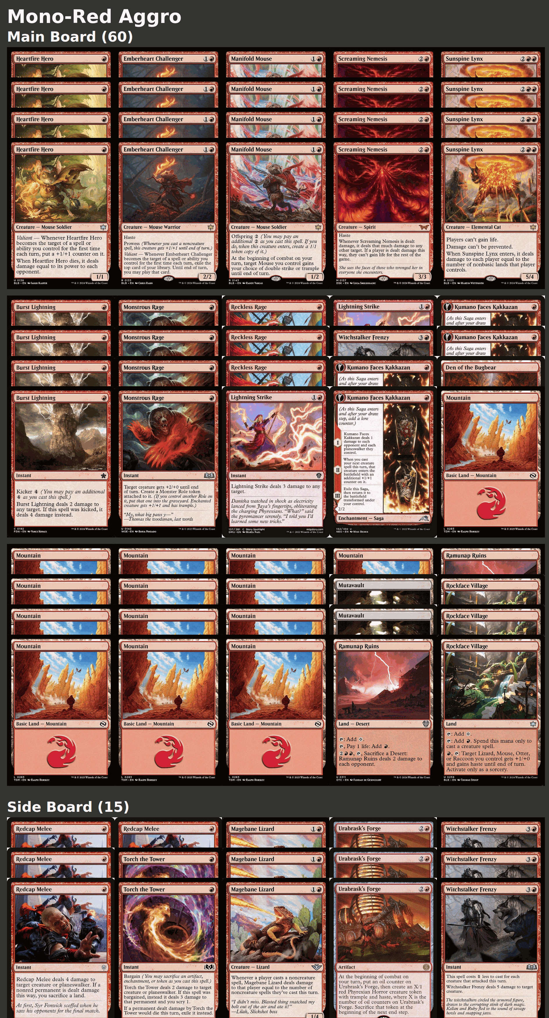 Mono-Red Aggro