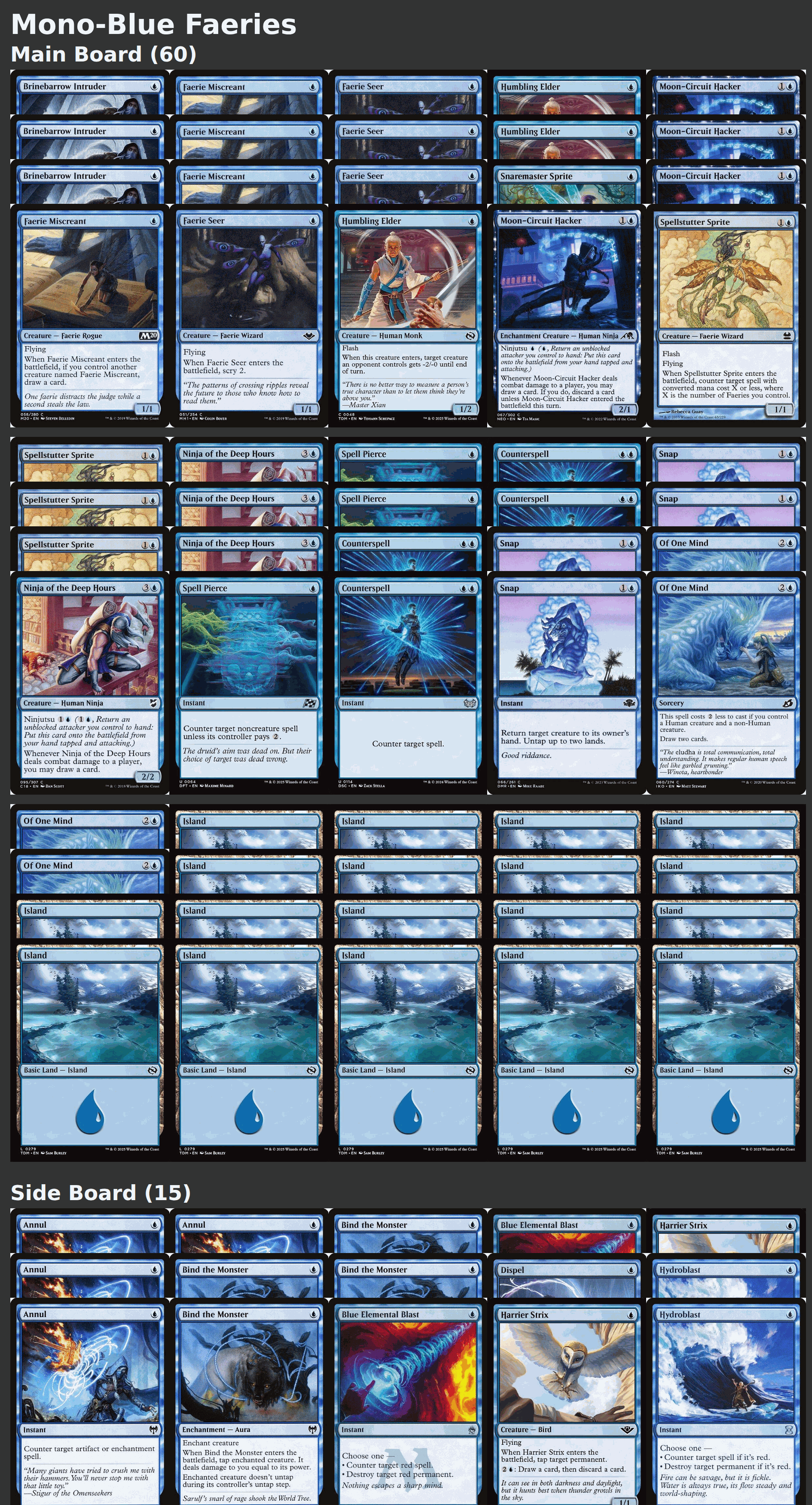Mono-Blue Faeries