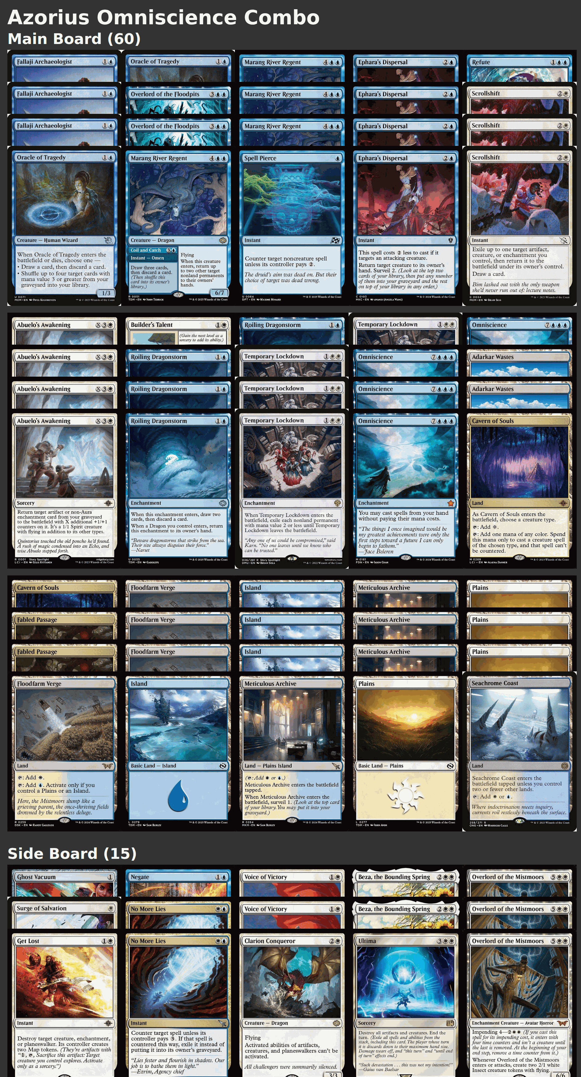 Azorius Omniscience Combo