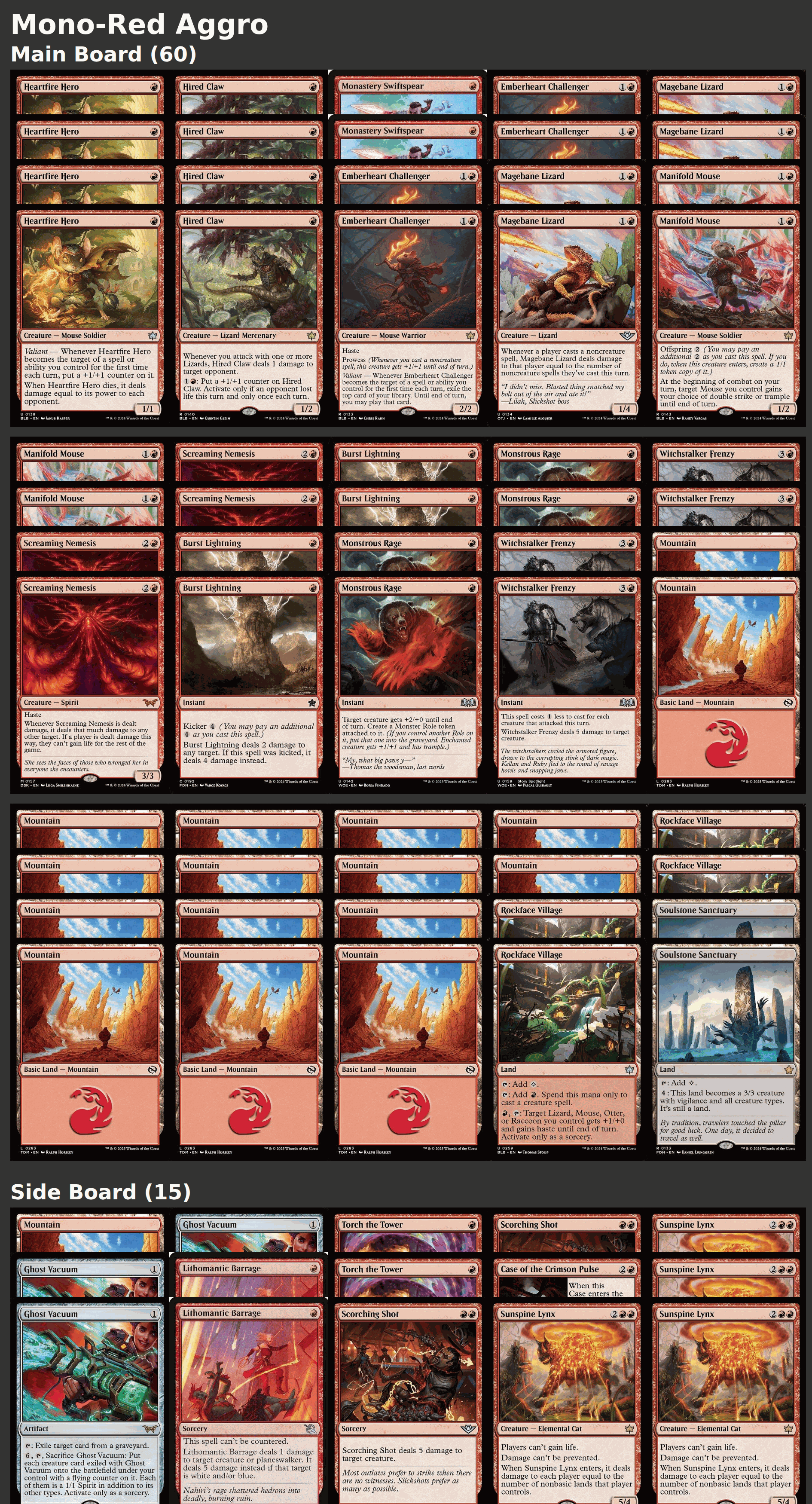 Mono-Red Aggro