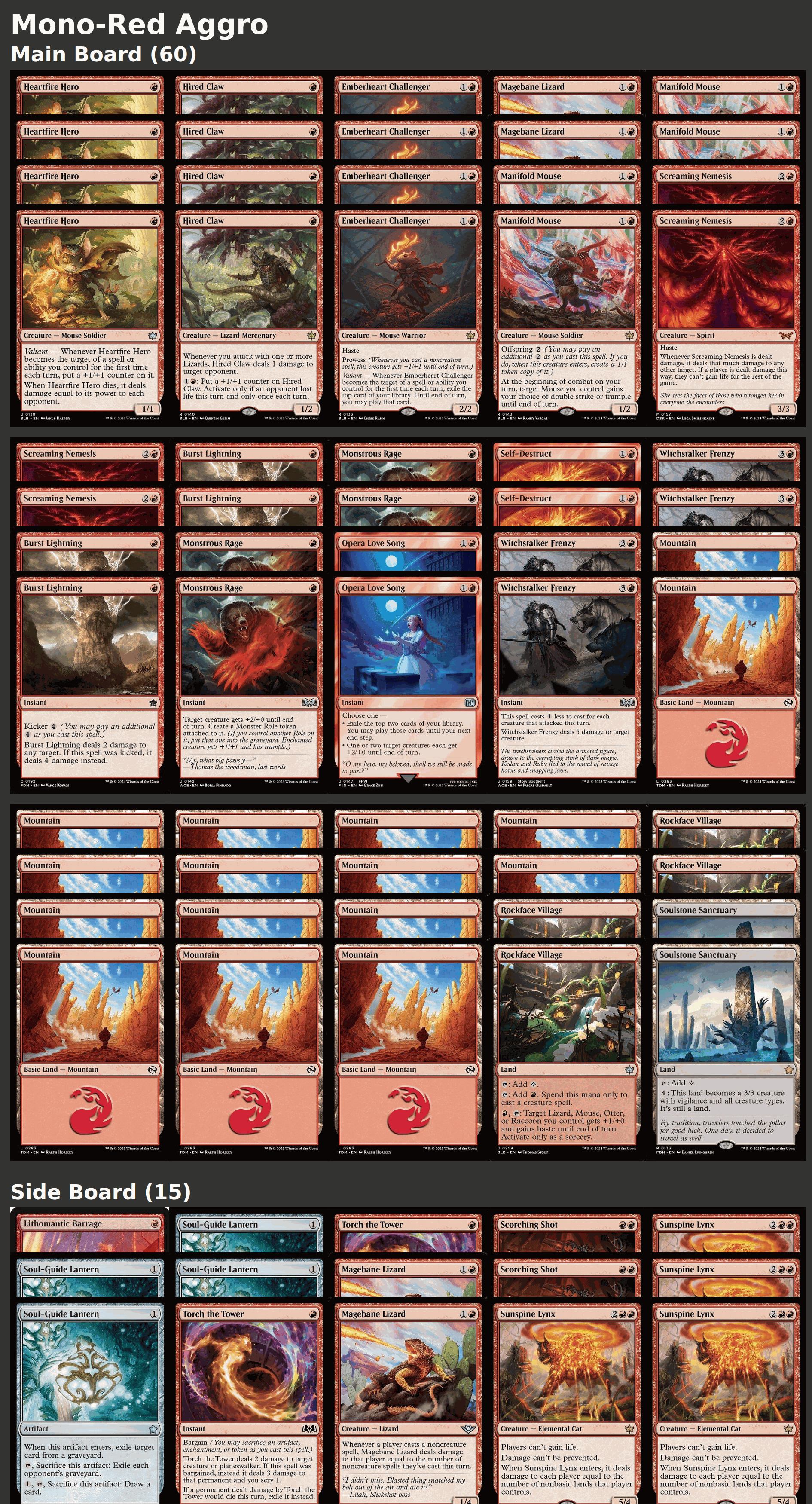 Mono-Red Aggro
