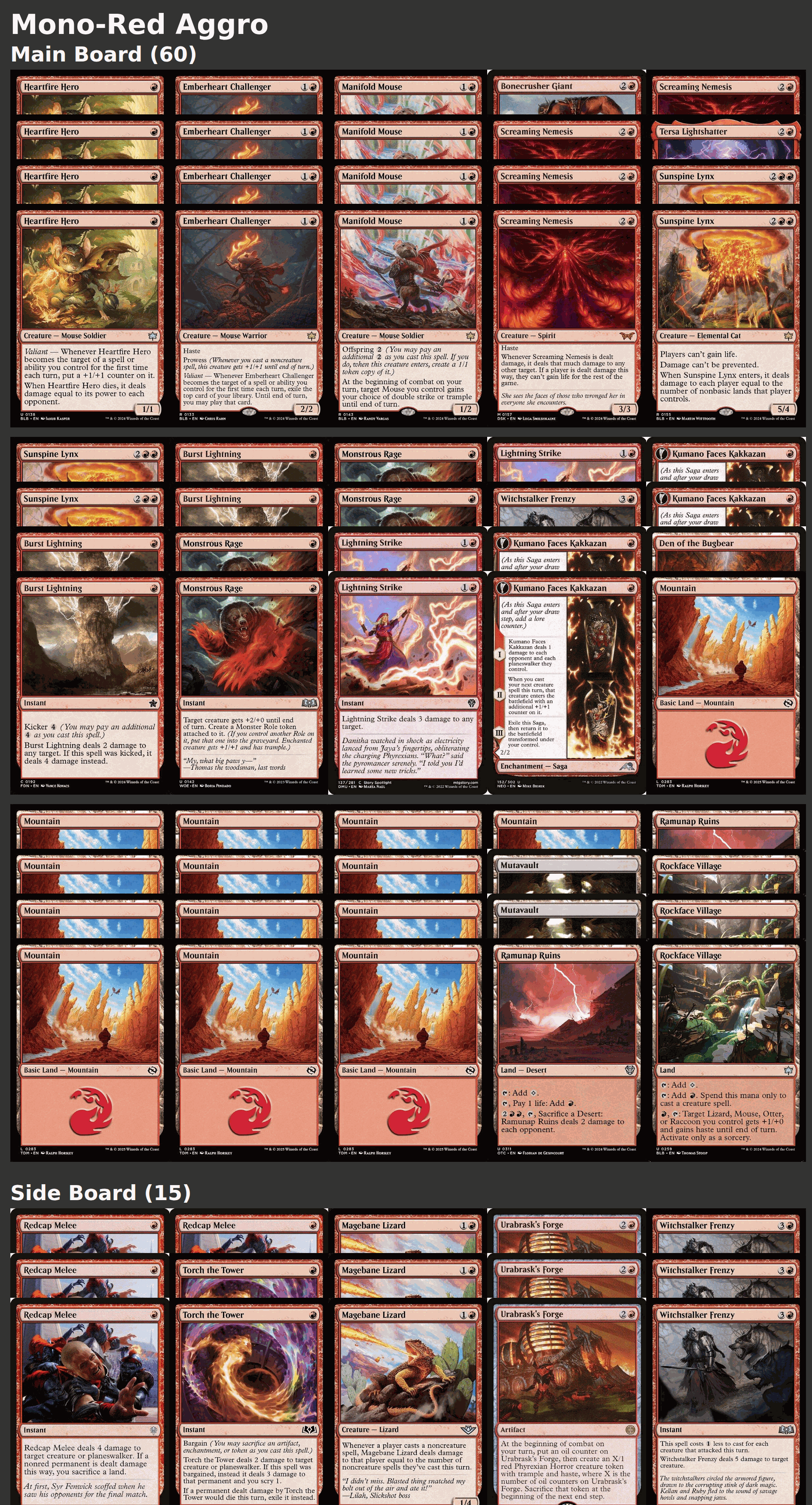 Mono-Red Aggro