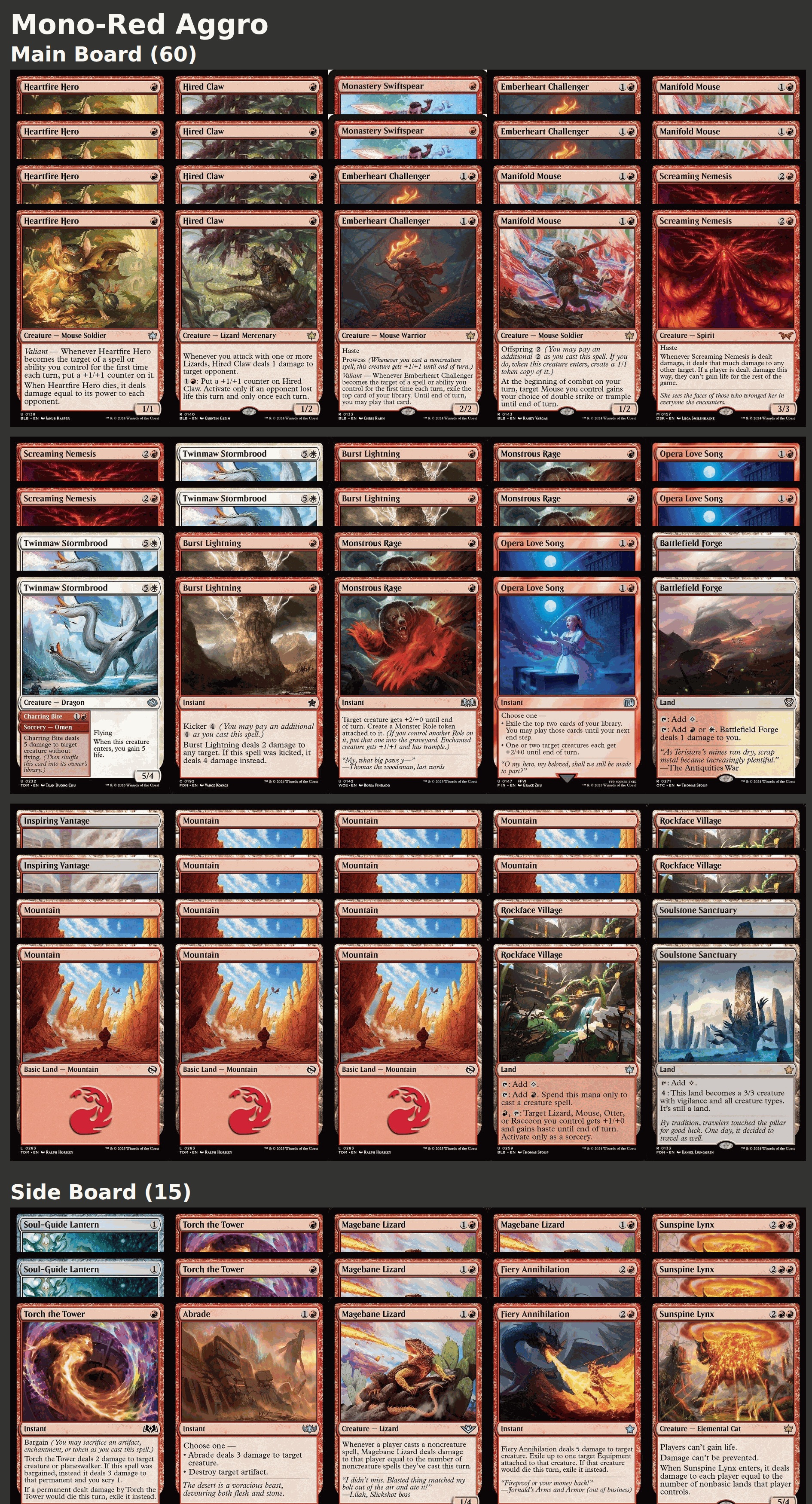 Mono-Red Aggro