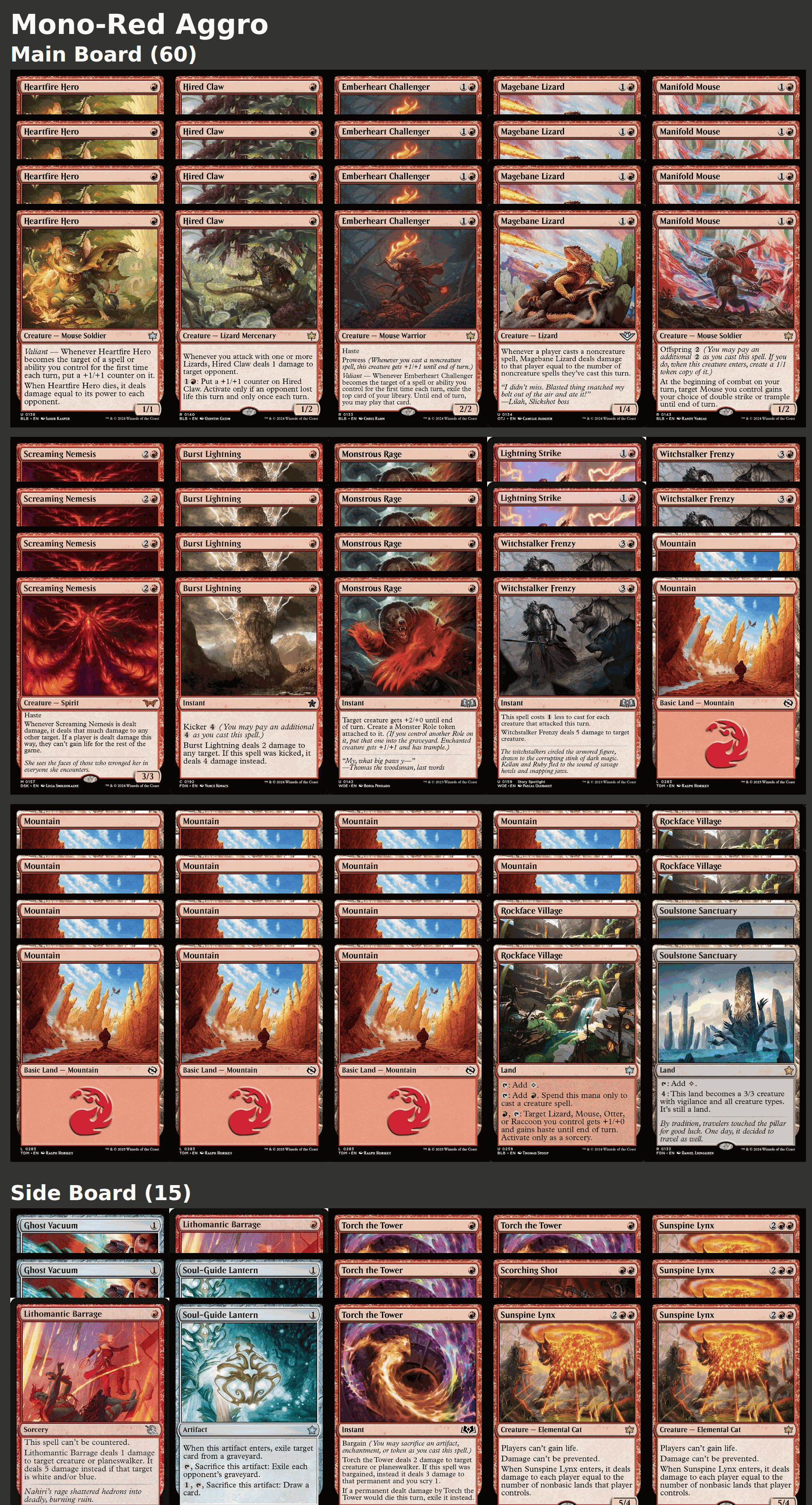 Mono-Red Aggro