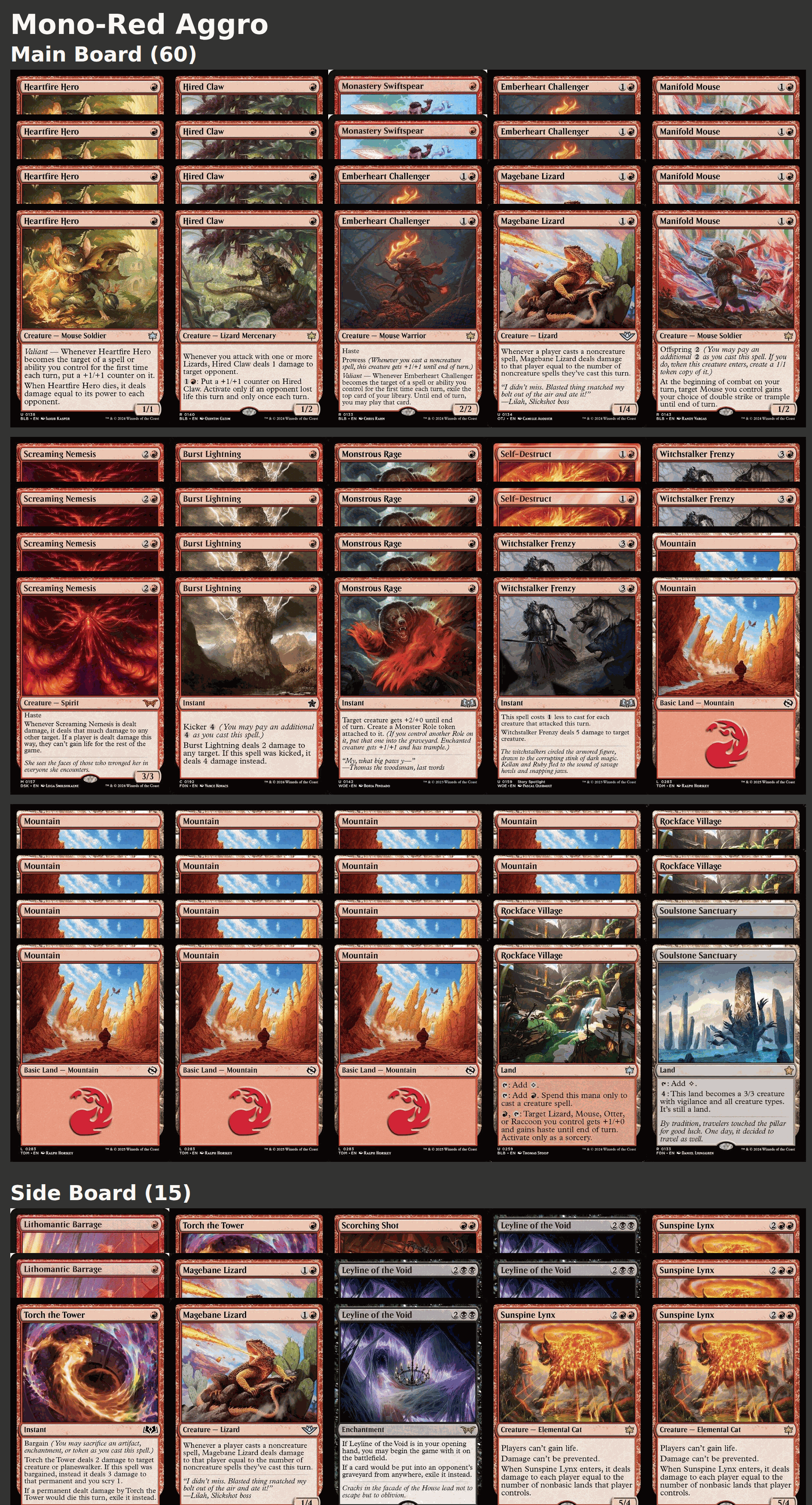 Mono-Red Aggro