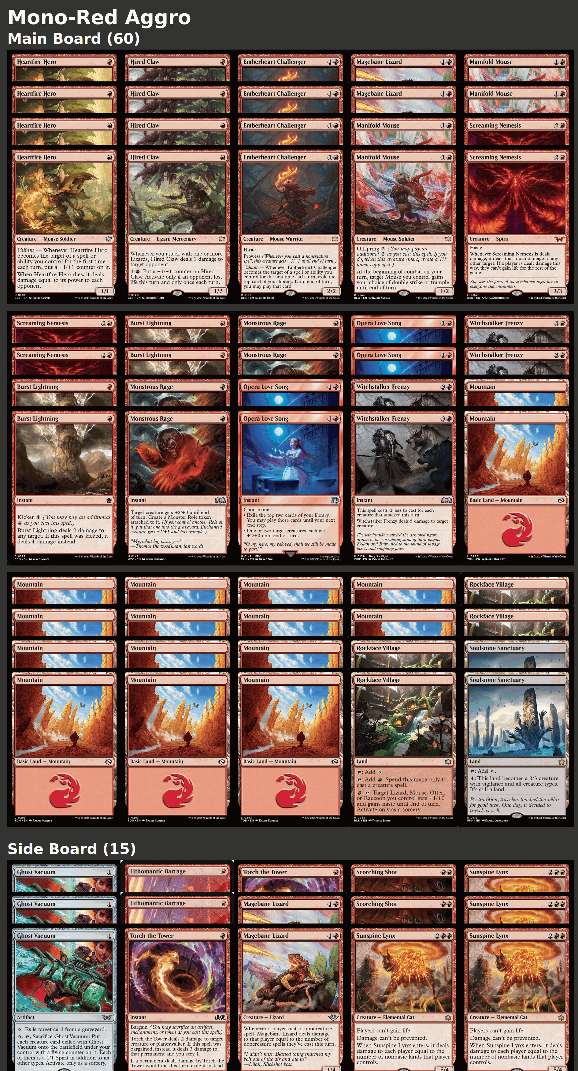 Mono-Red Aggro