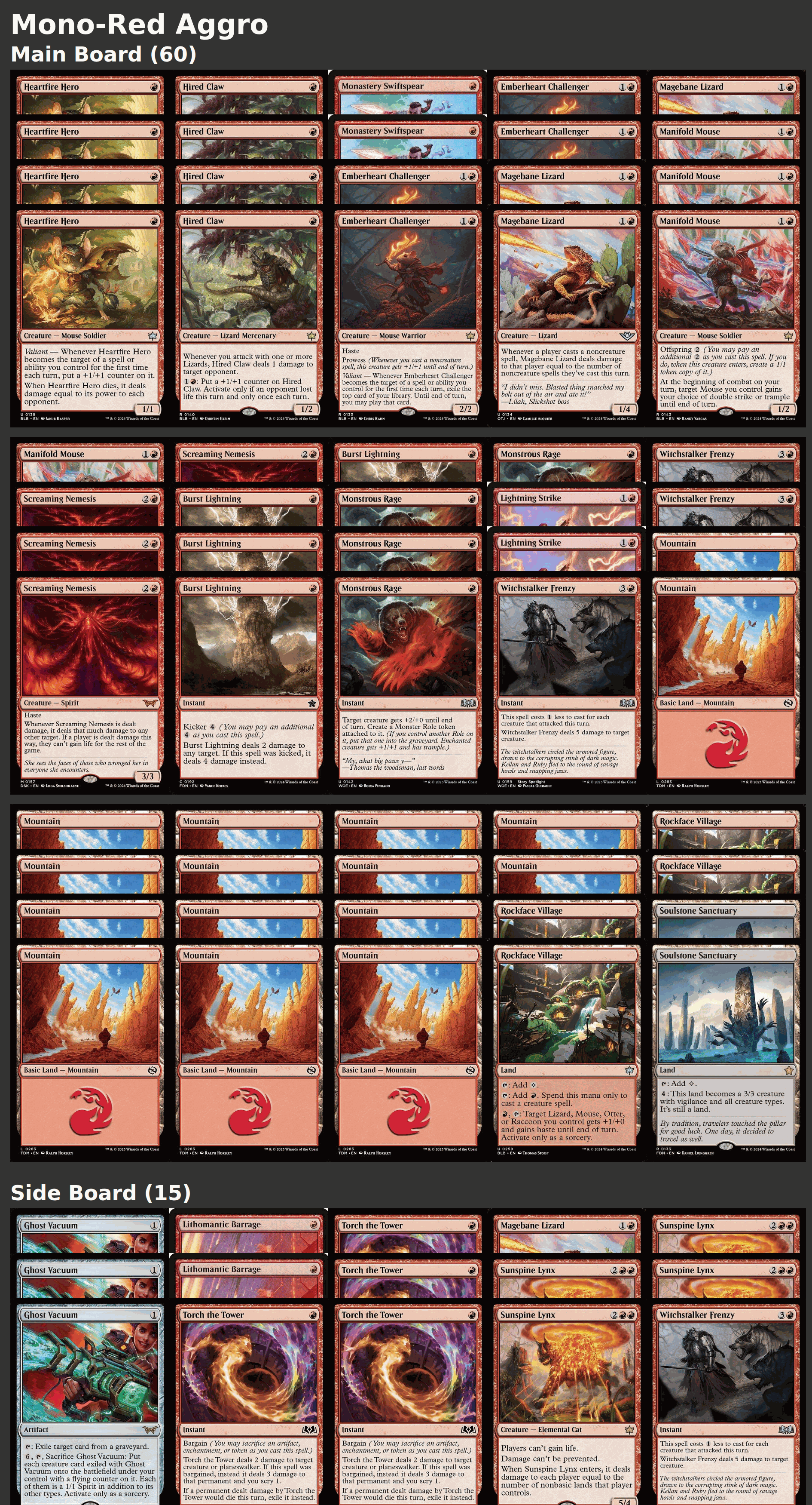 Mono-Red Aggro