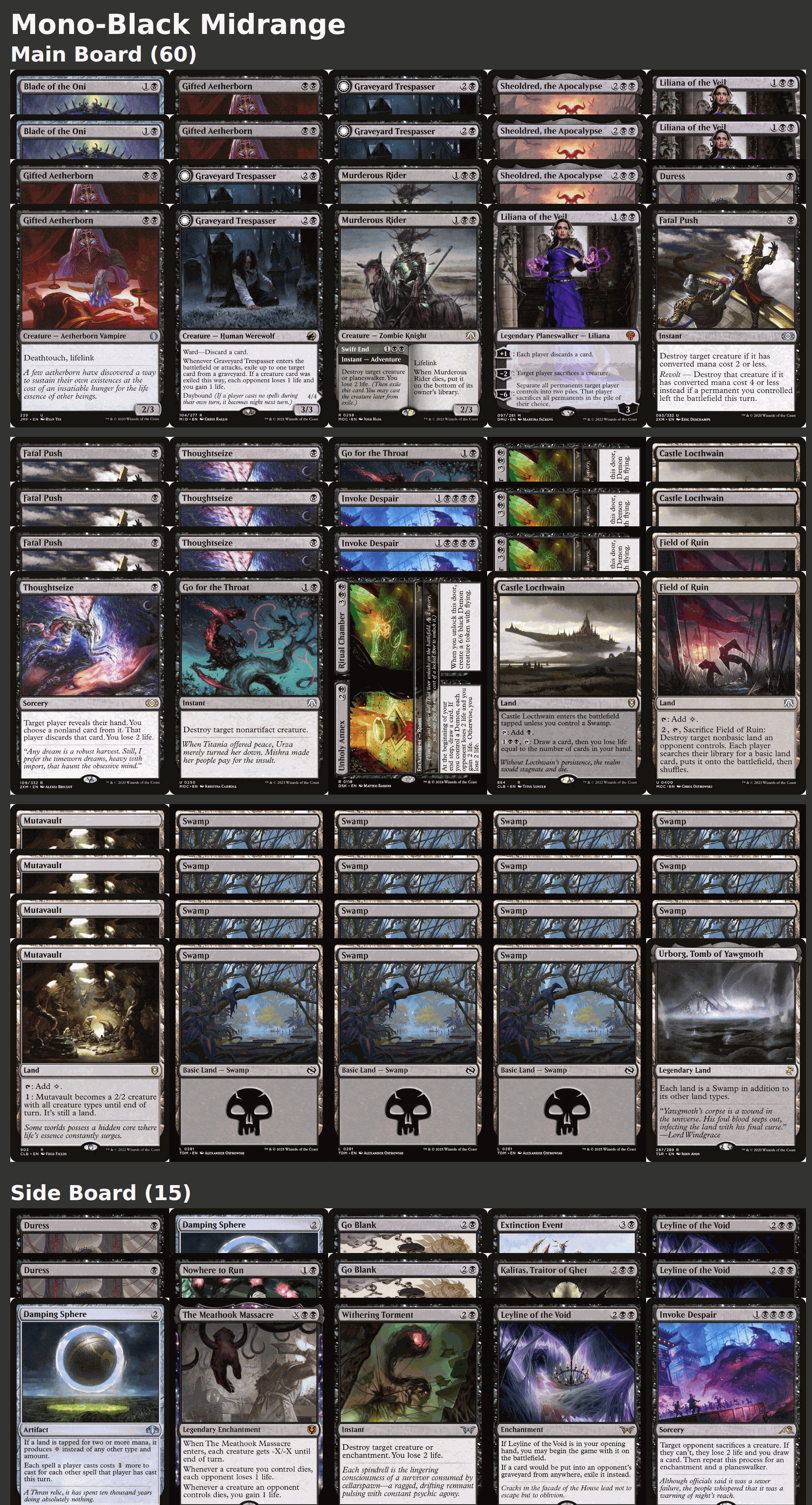 Mono-Black Midrange