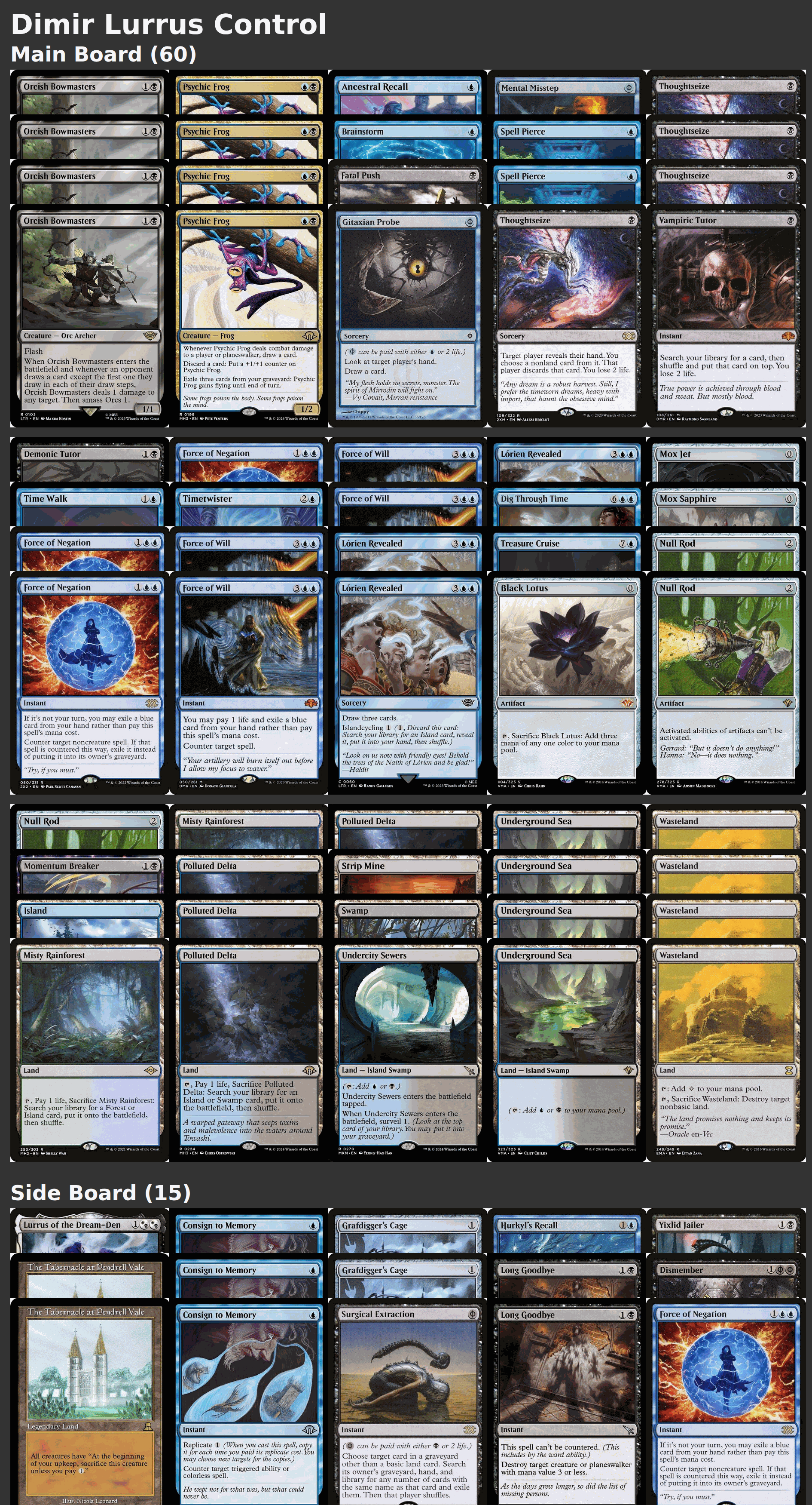 Dimir Lurrus Control