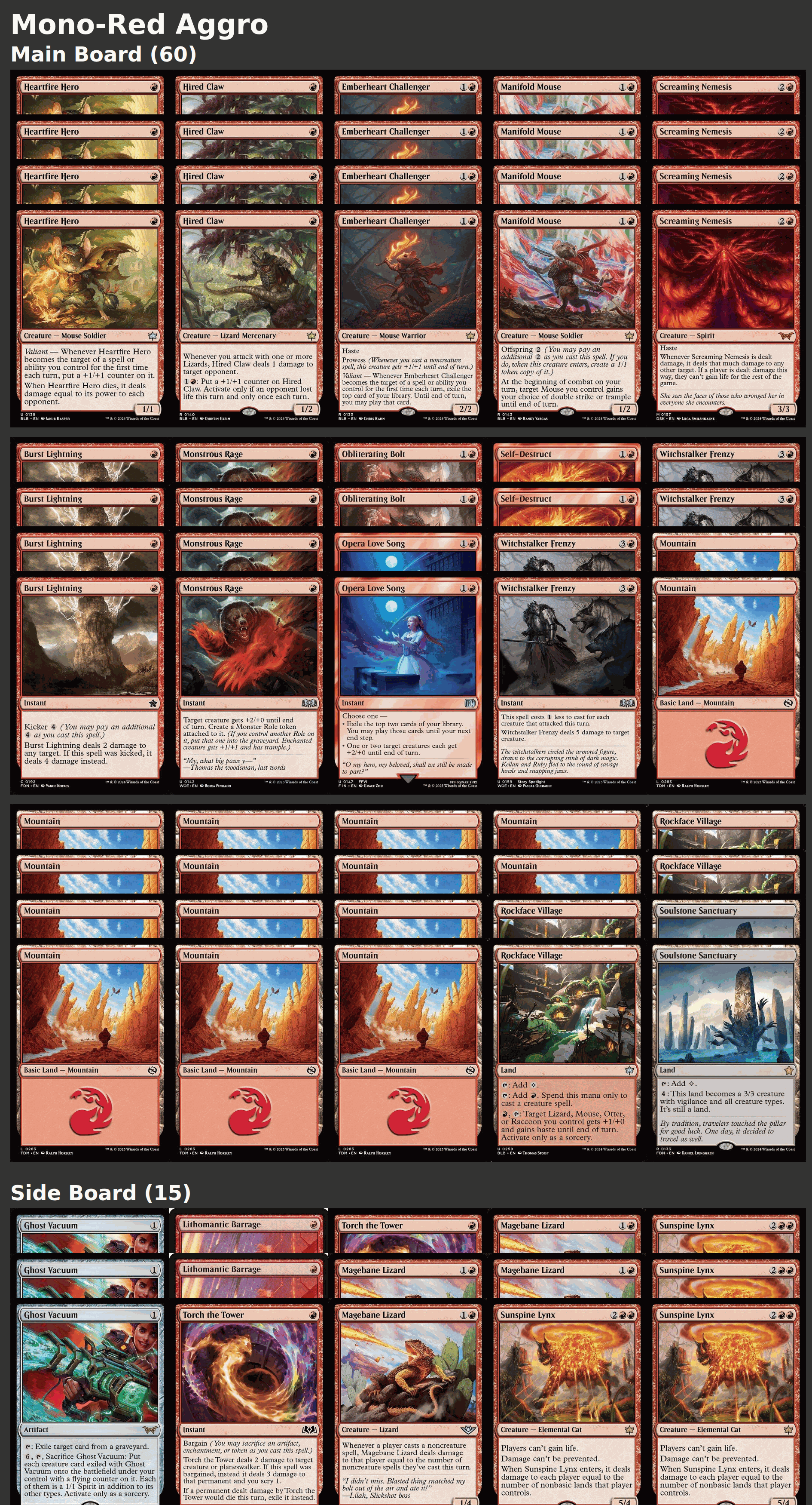 Mono-Red Aggro