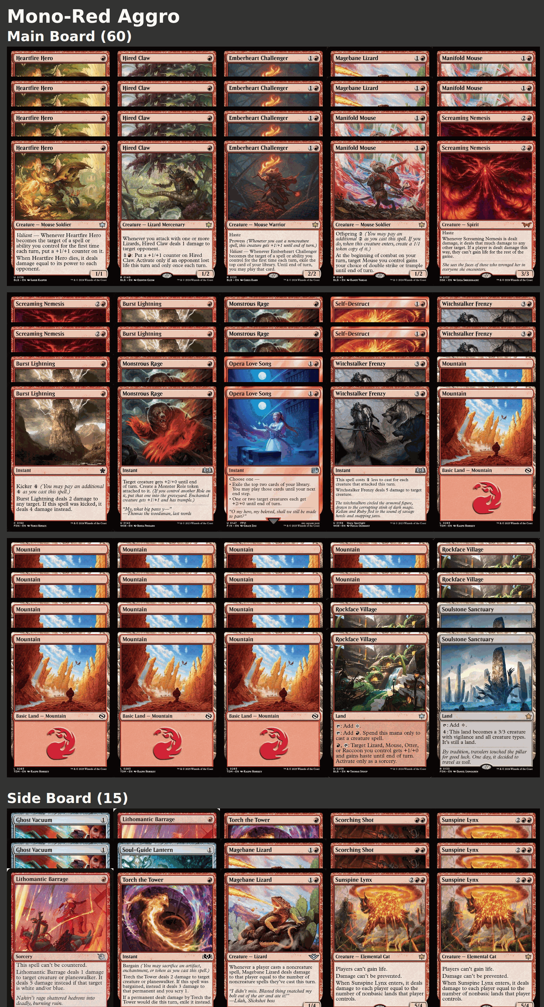 Mono-Red Aggro