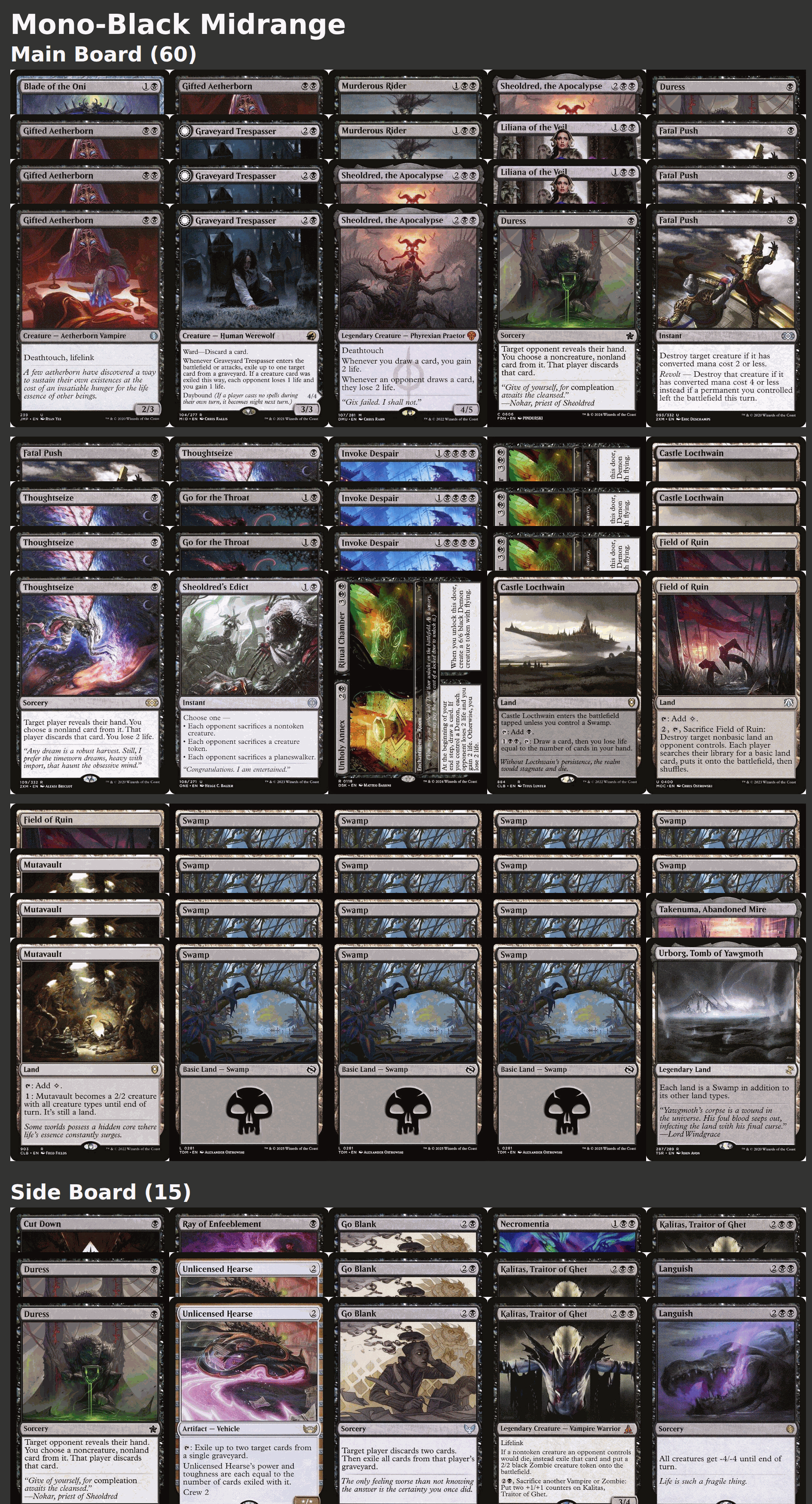 Mono-Black Midrange