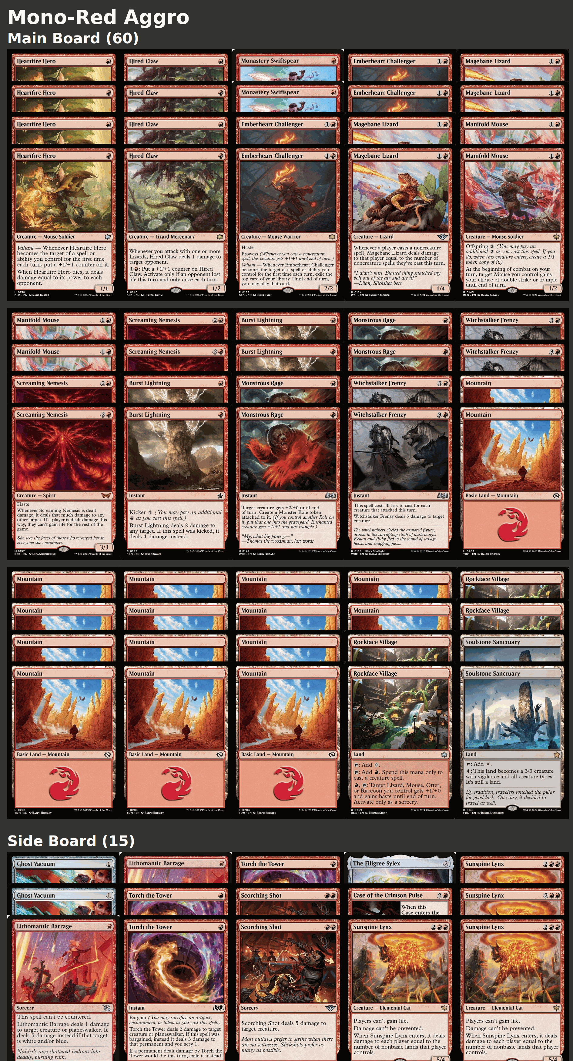 Mono-Red Aggro