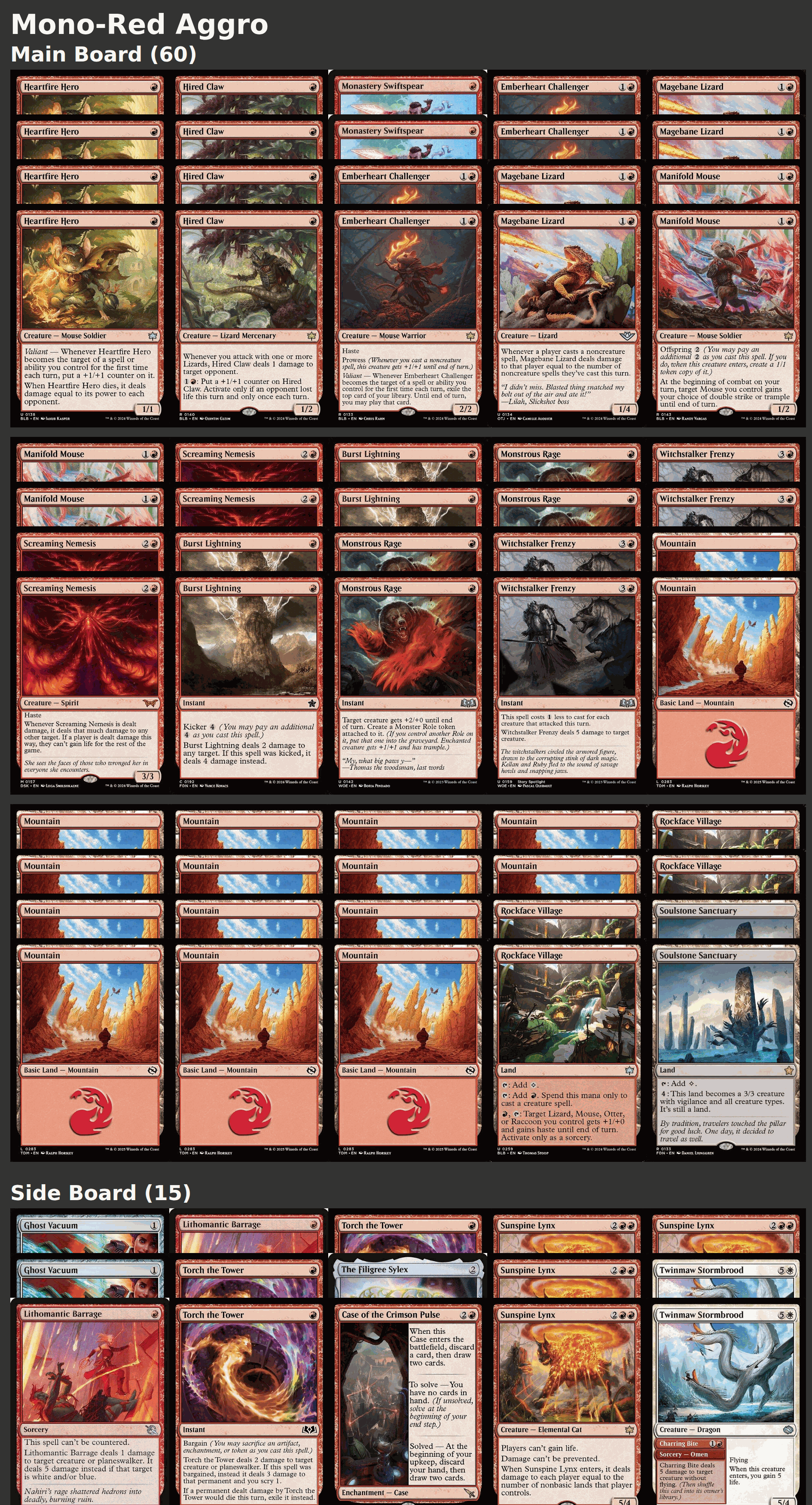 Mono-Red Aggro