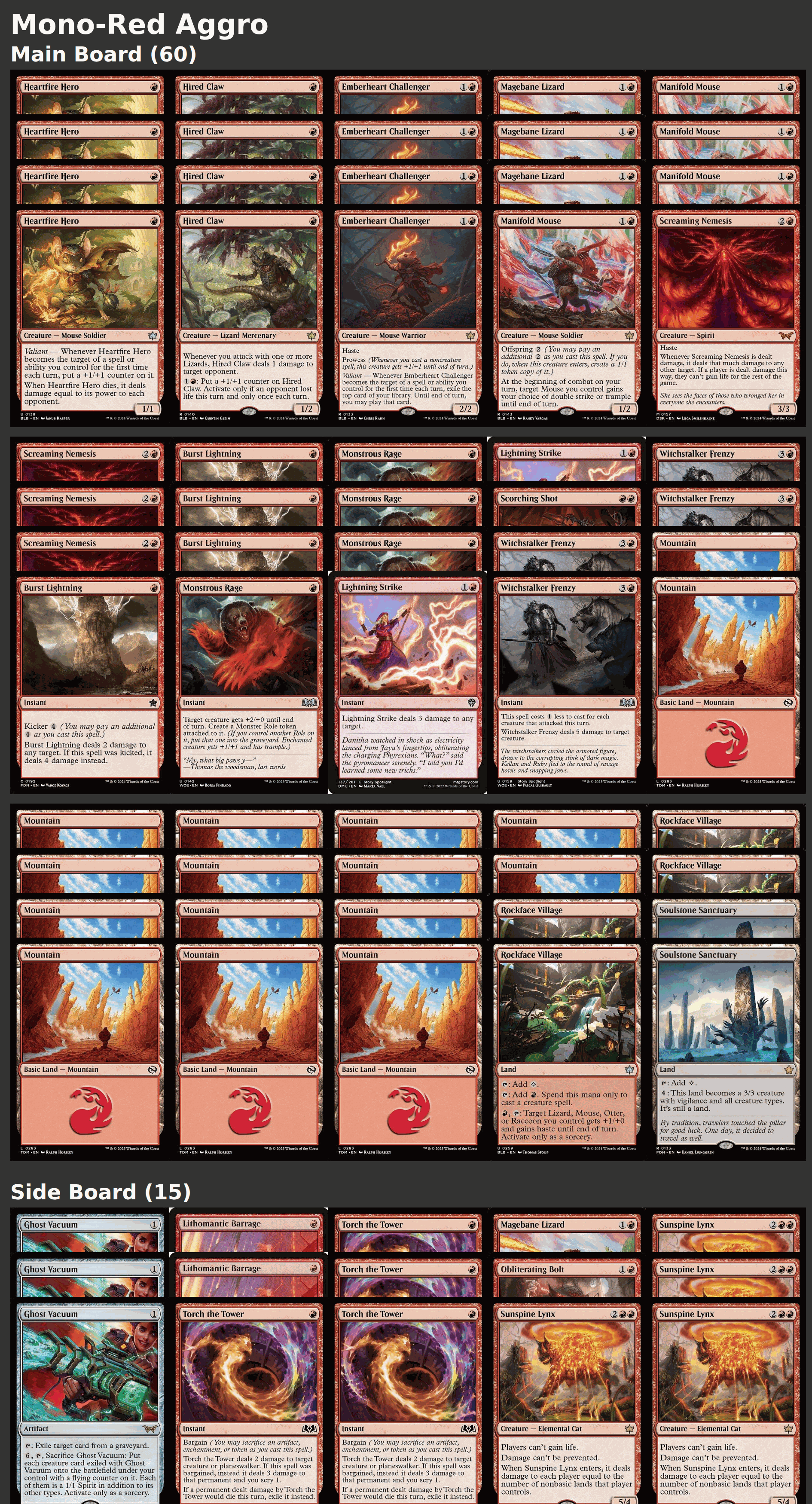 Mono-Red Aggro