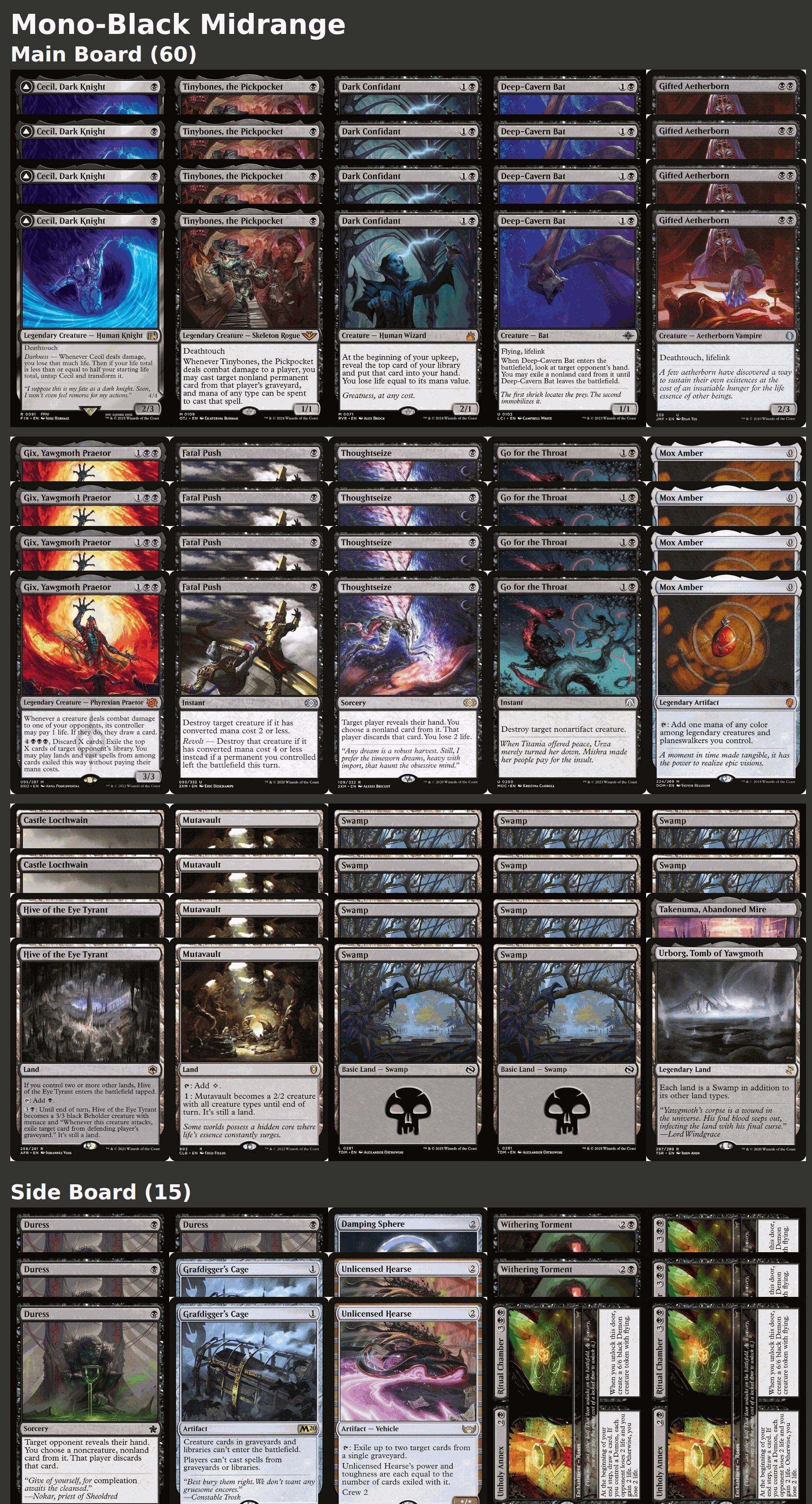 Mono-Black Midrange