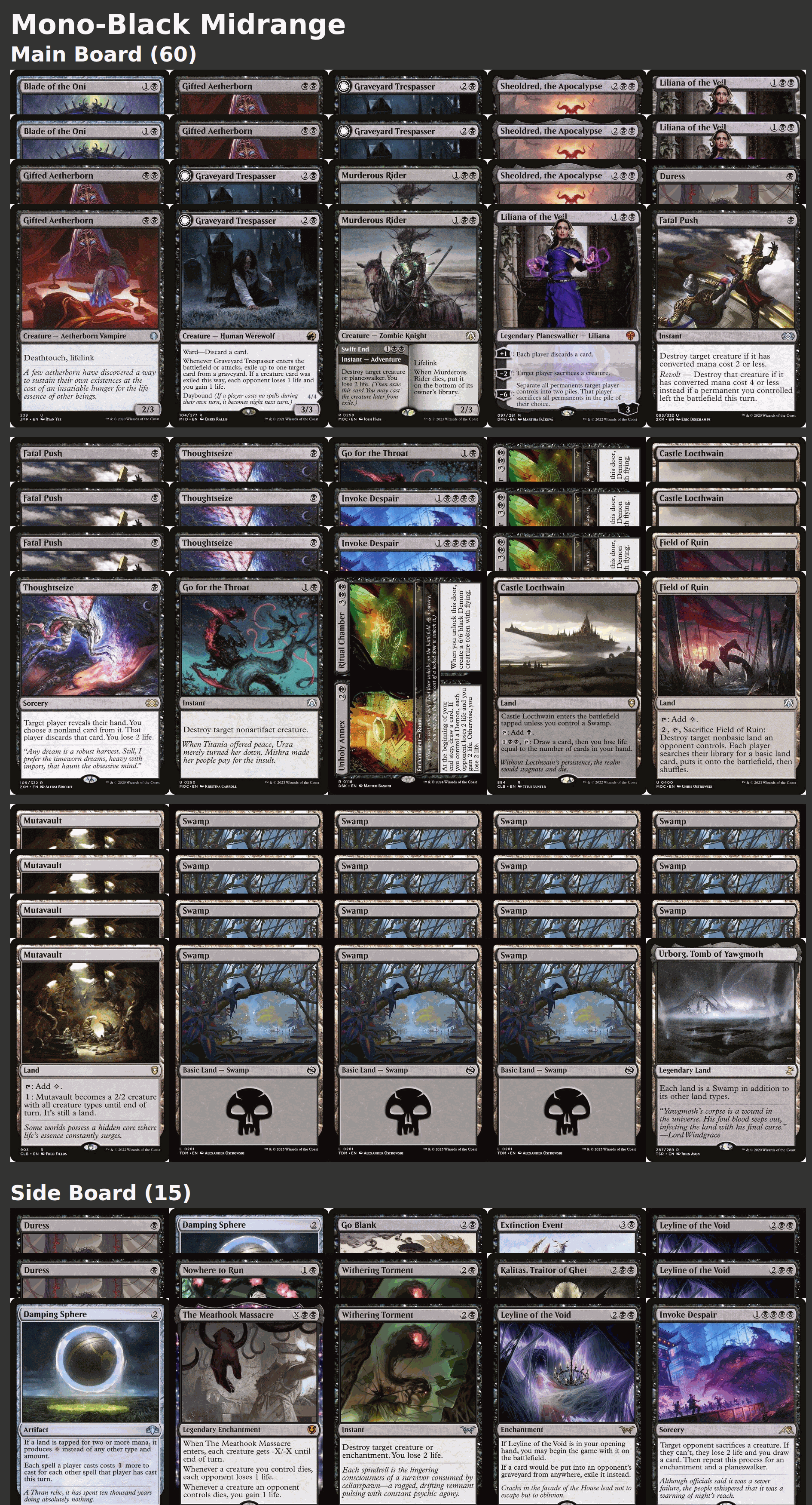Mono-Black Midrange