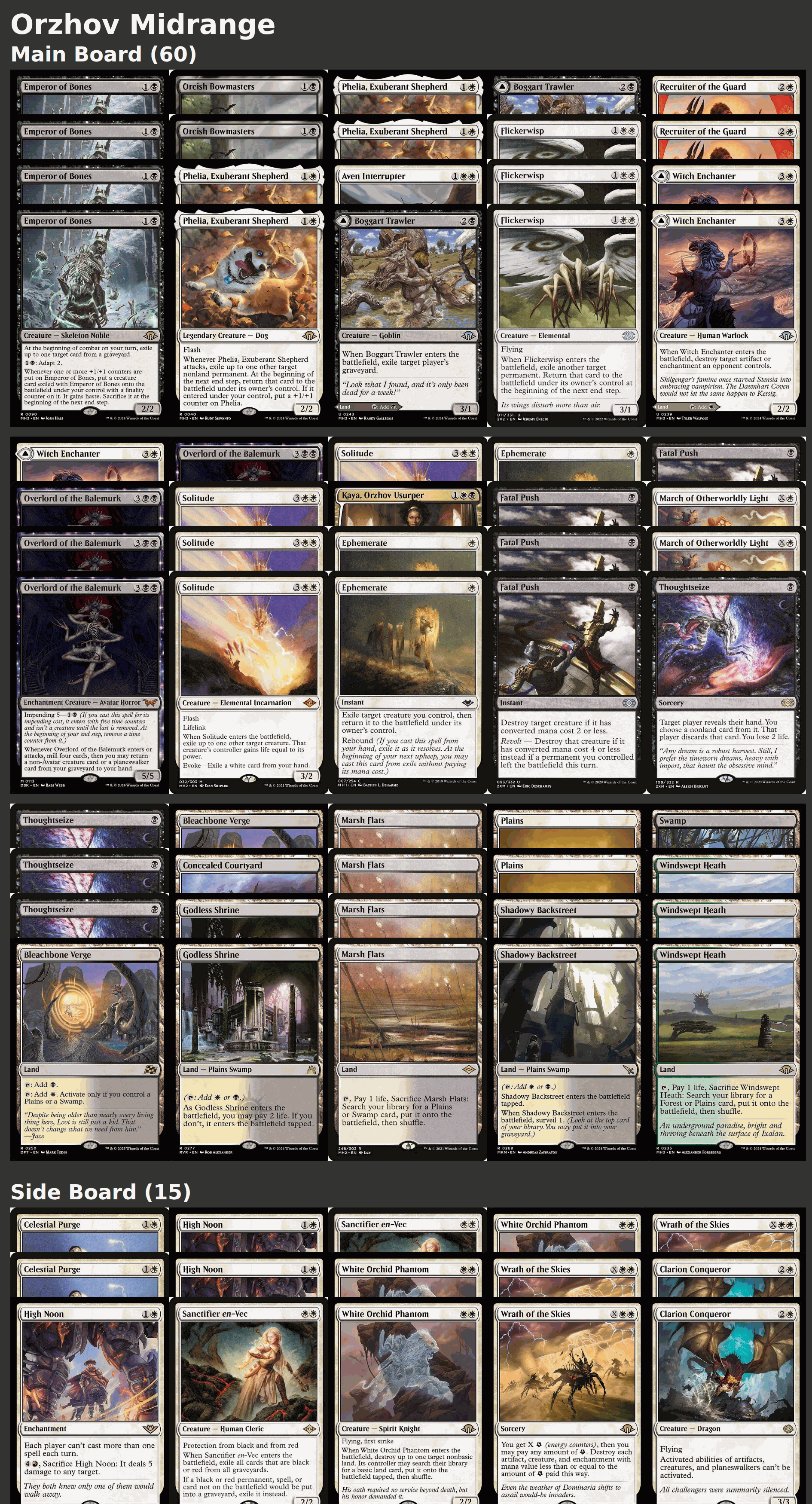Orzhov Midrange