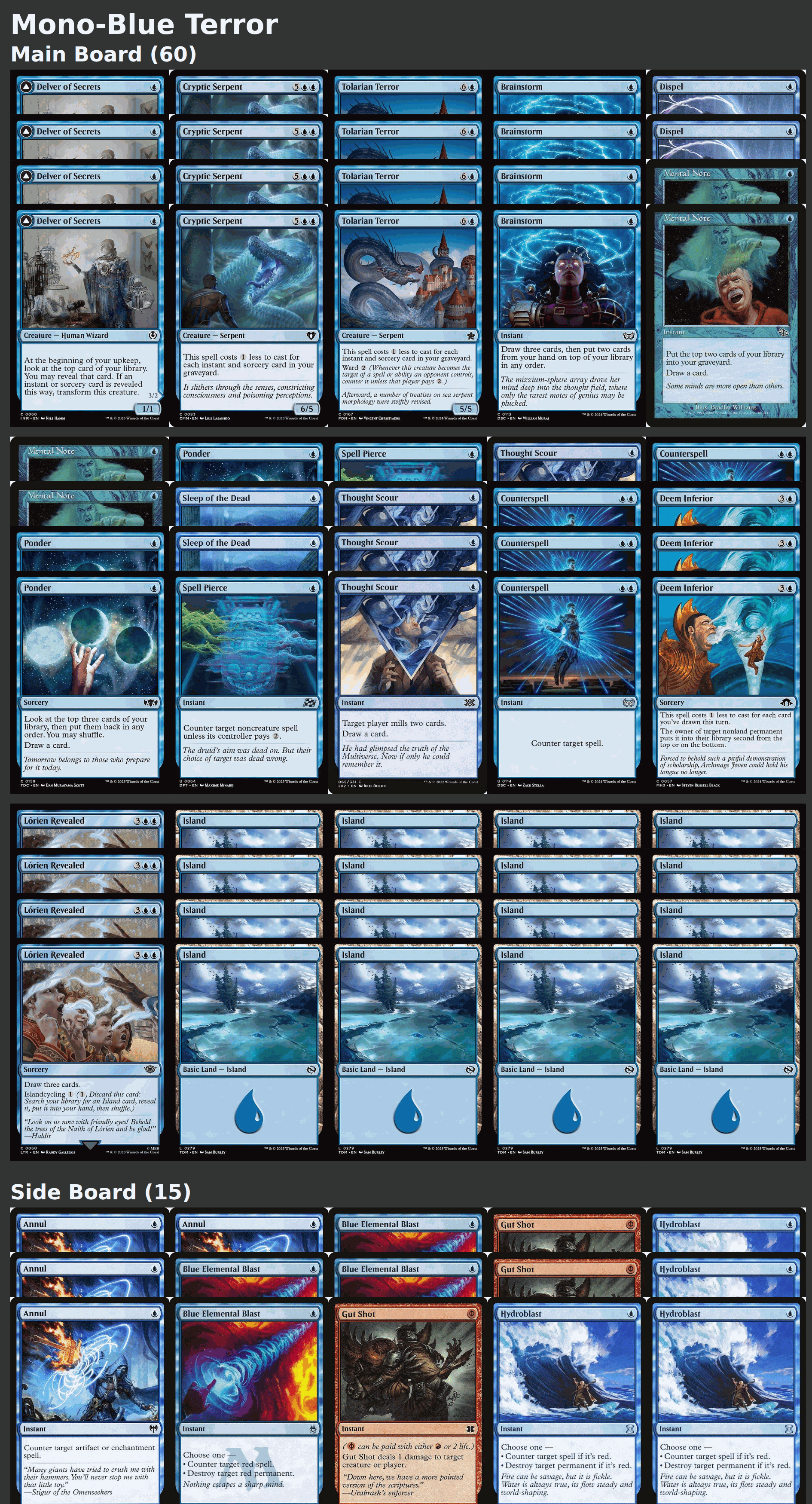 Mono-Blue Terror