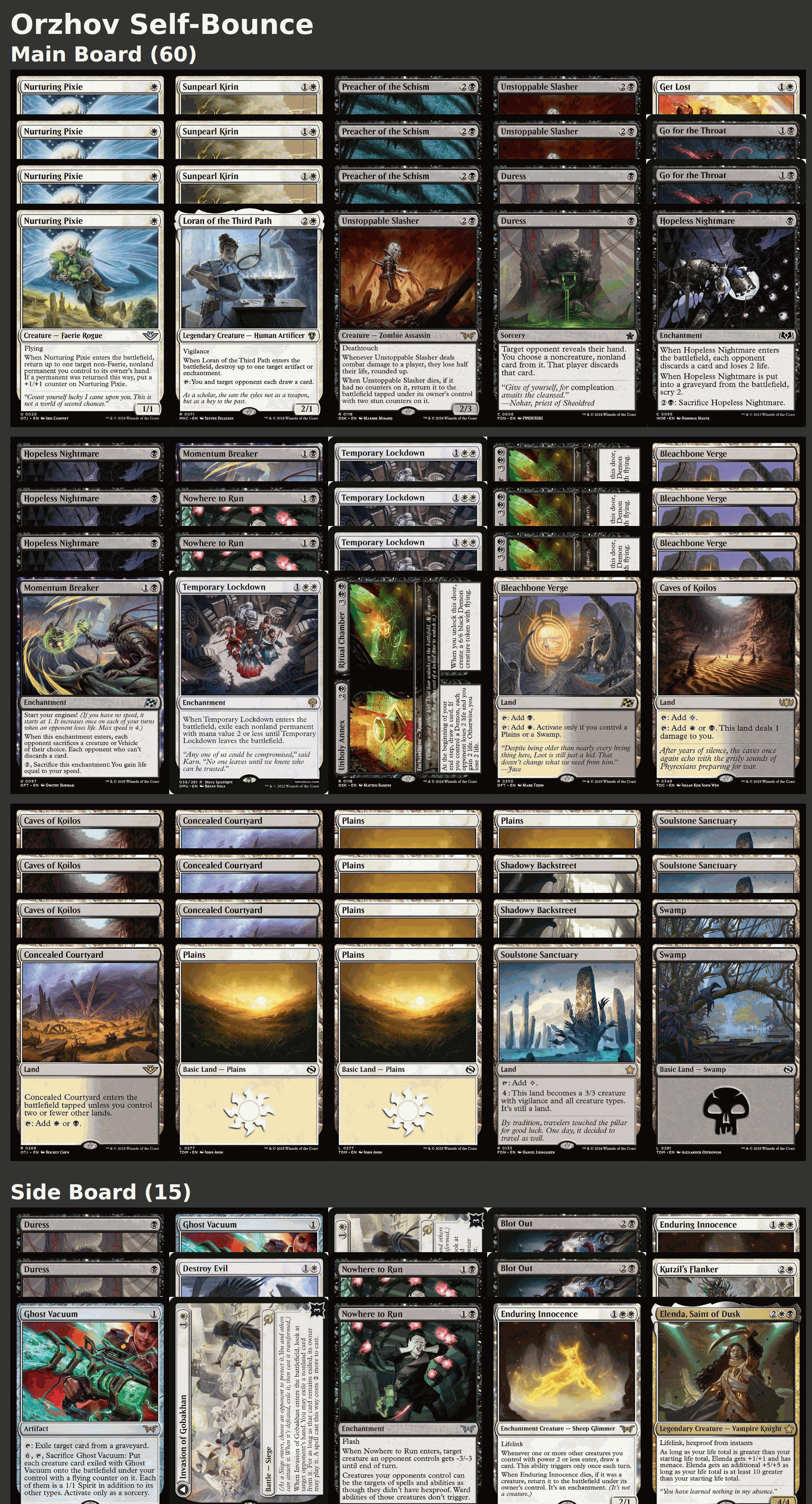 Orzhov Self-Bounce