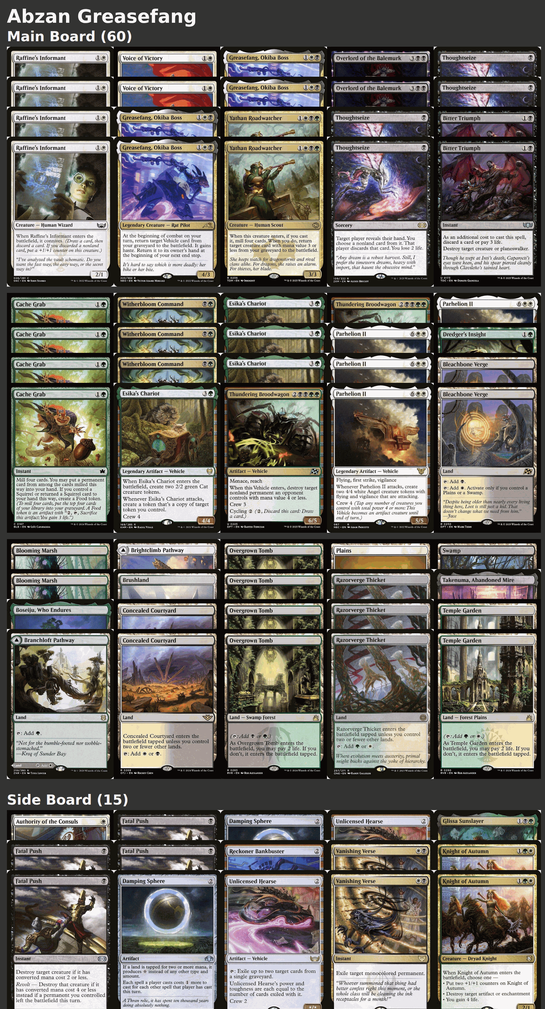 Abzan Greasefang