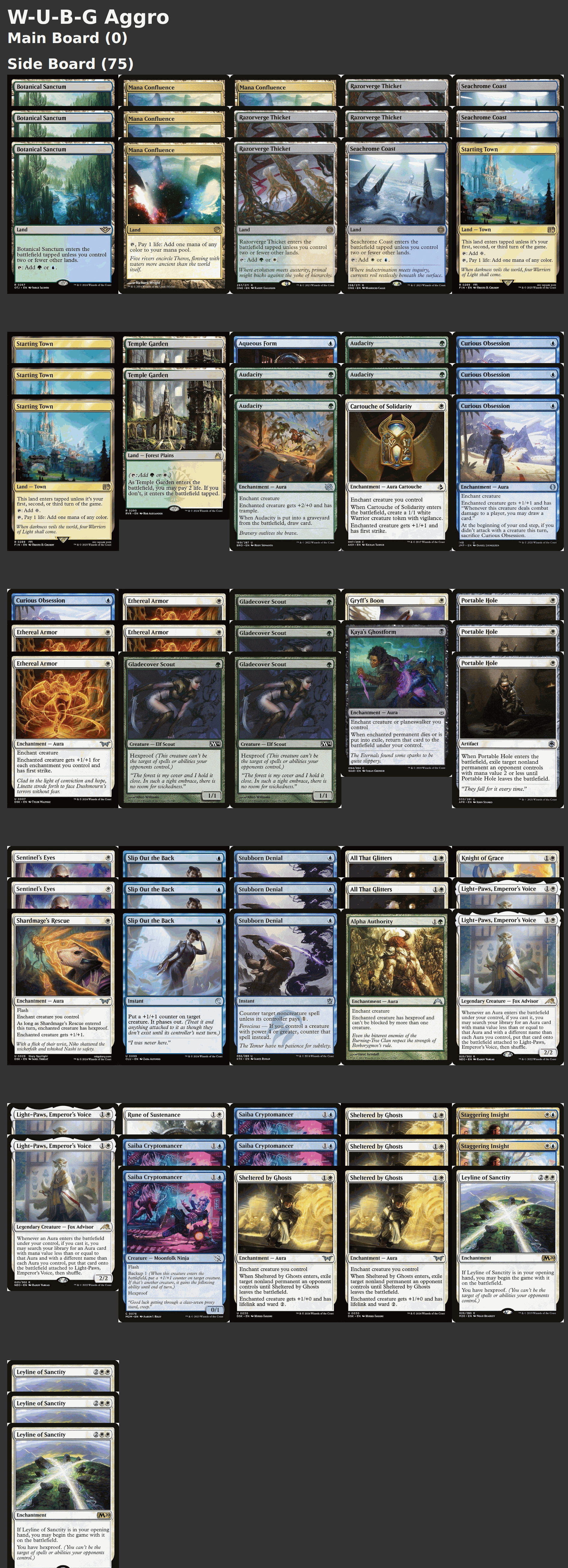 W-U-B-G Aggro