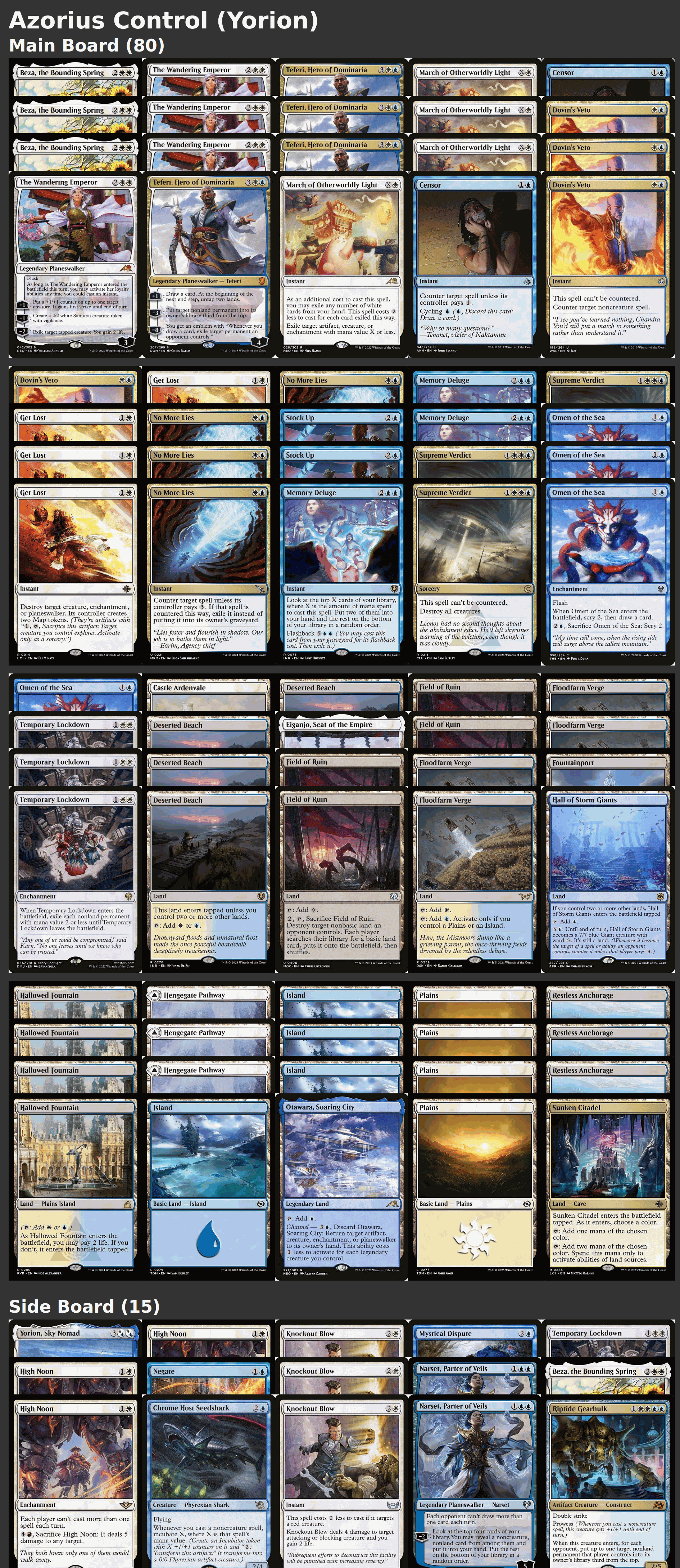 Azorius Control (Yorion)
