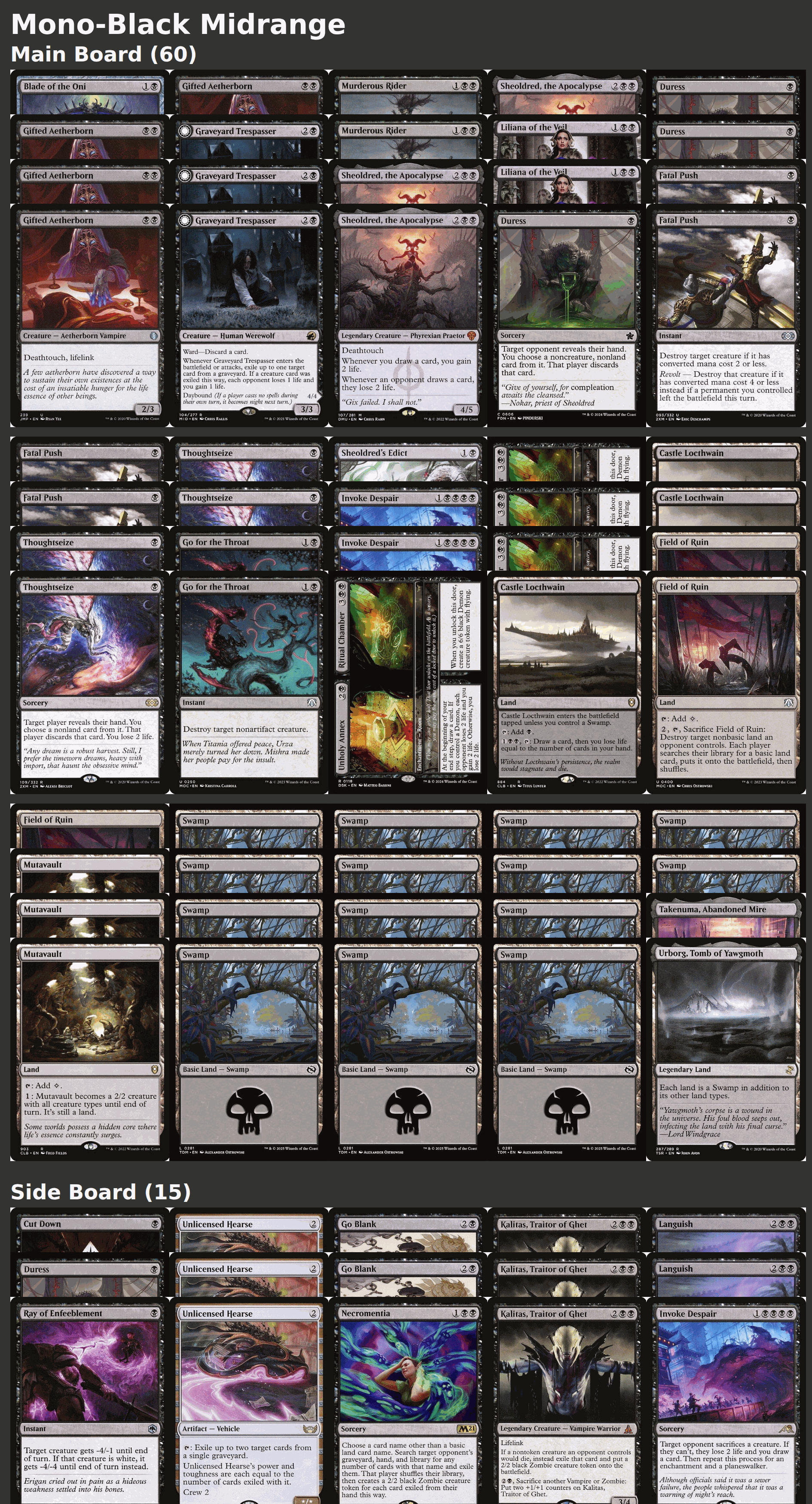 Mono-Black Midrange