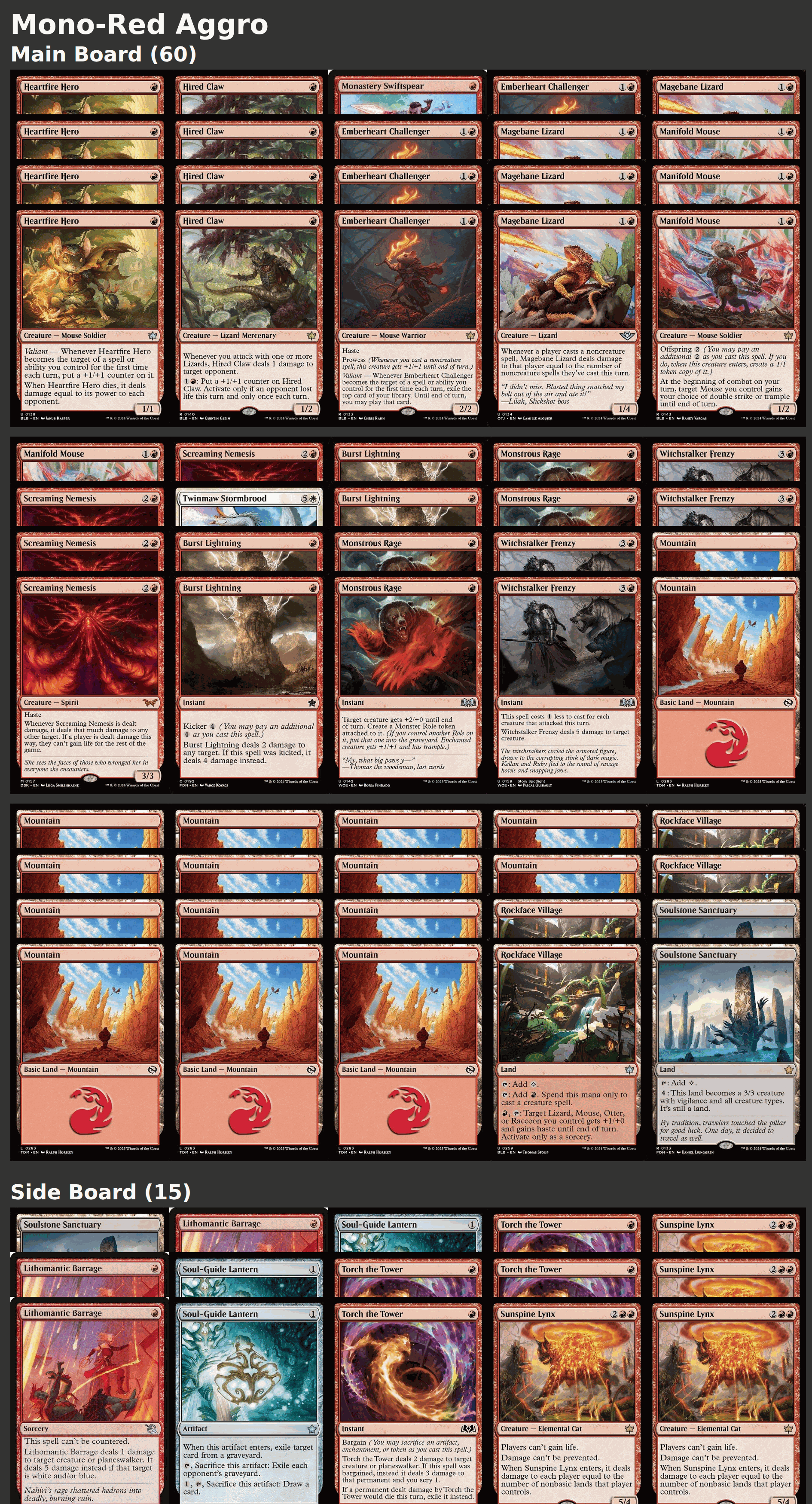 Mono-Red Aggro