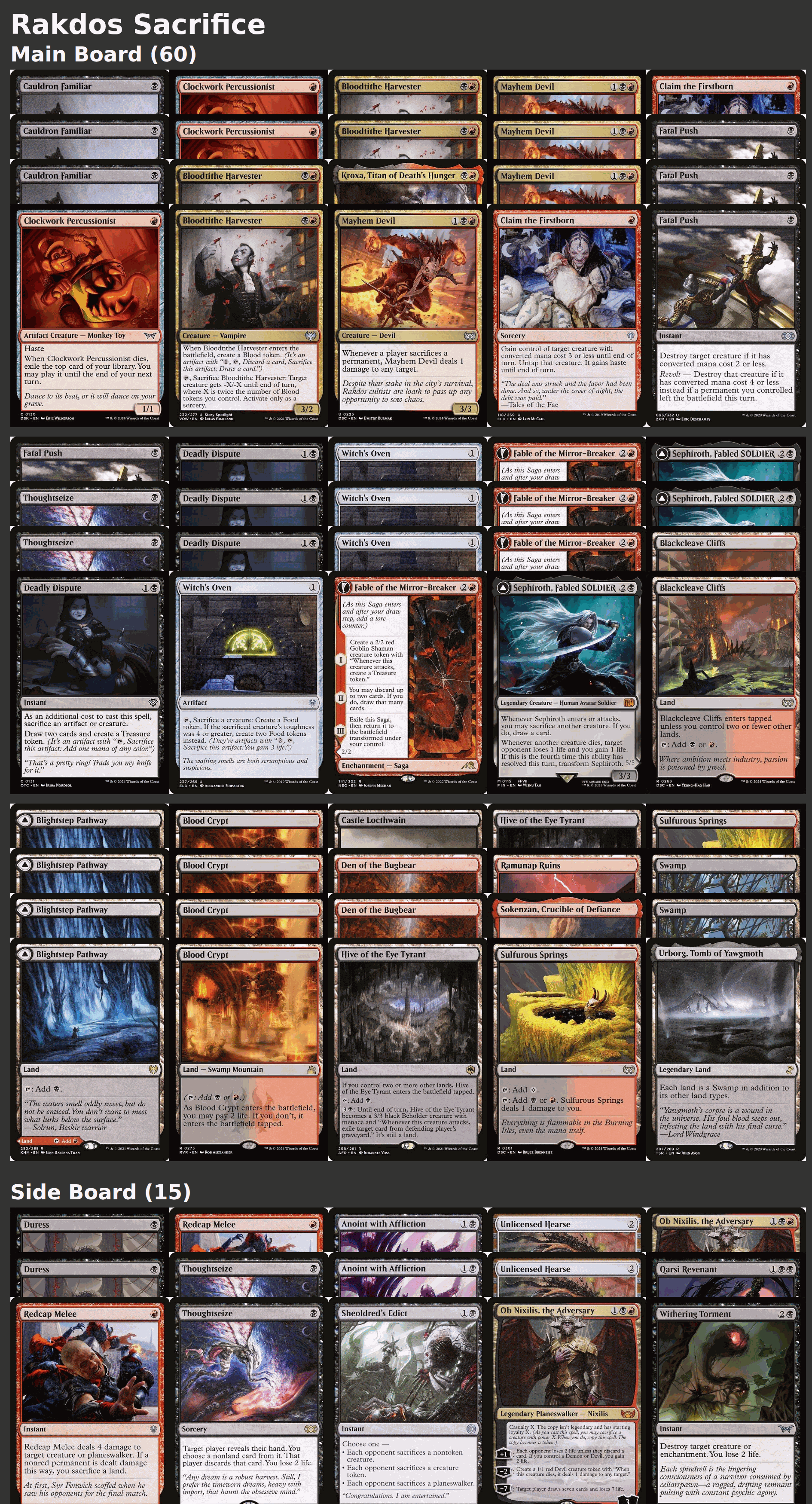 Rakdos Sacrifice