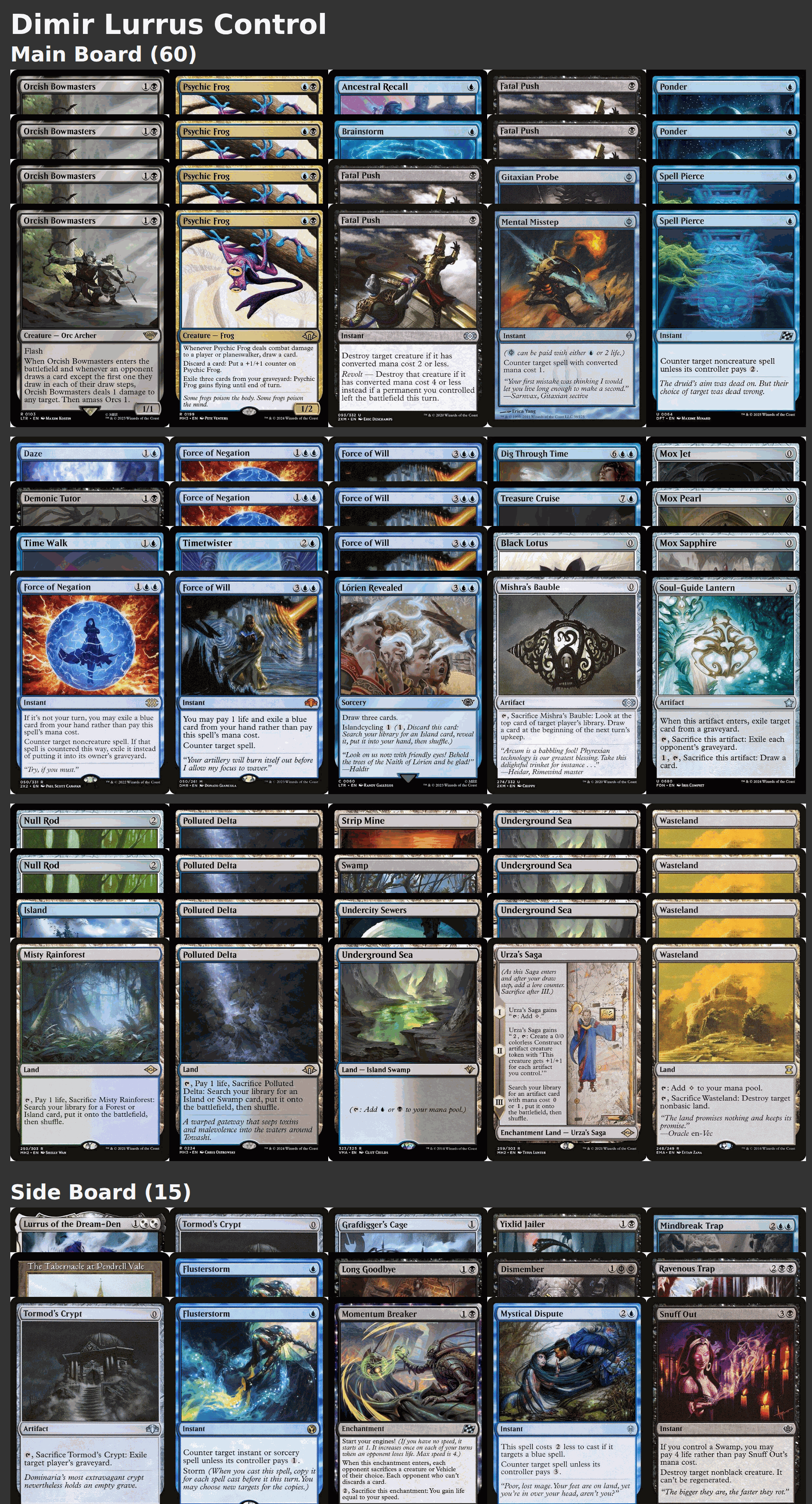 Dimir Lurrus Control