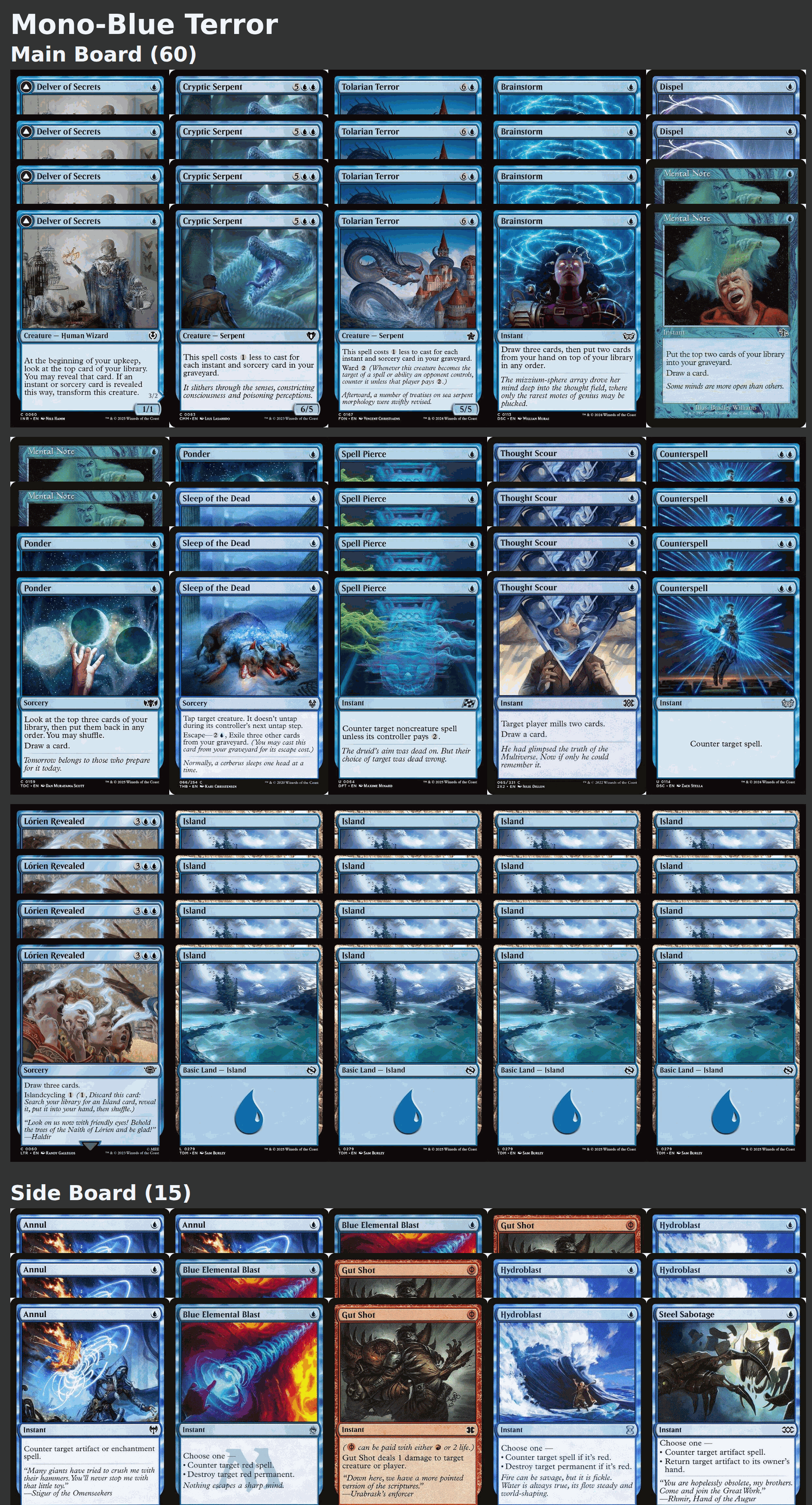 Mono-Blue Terror