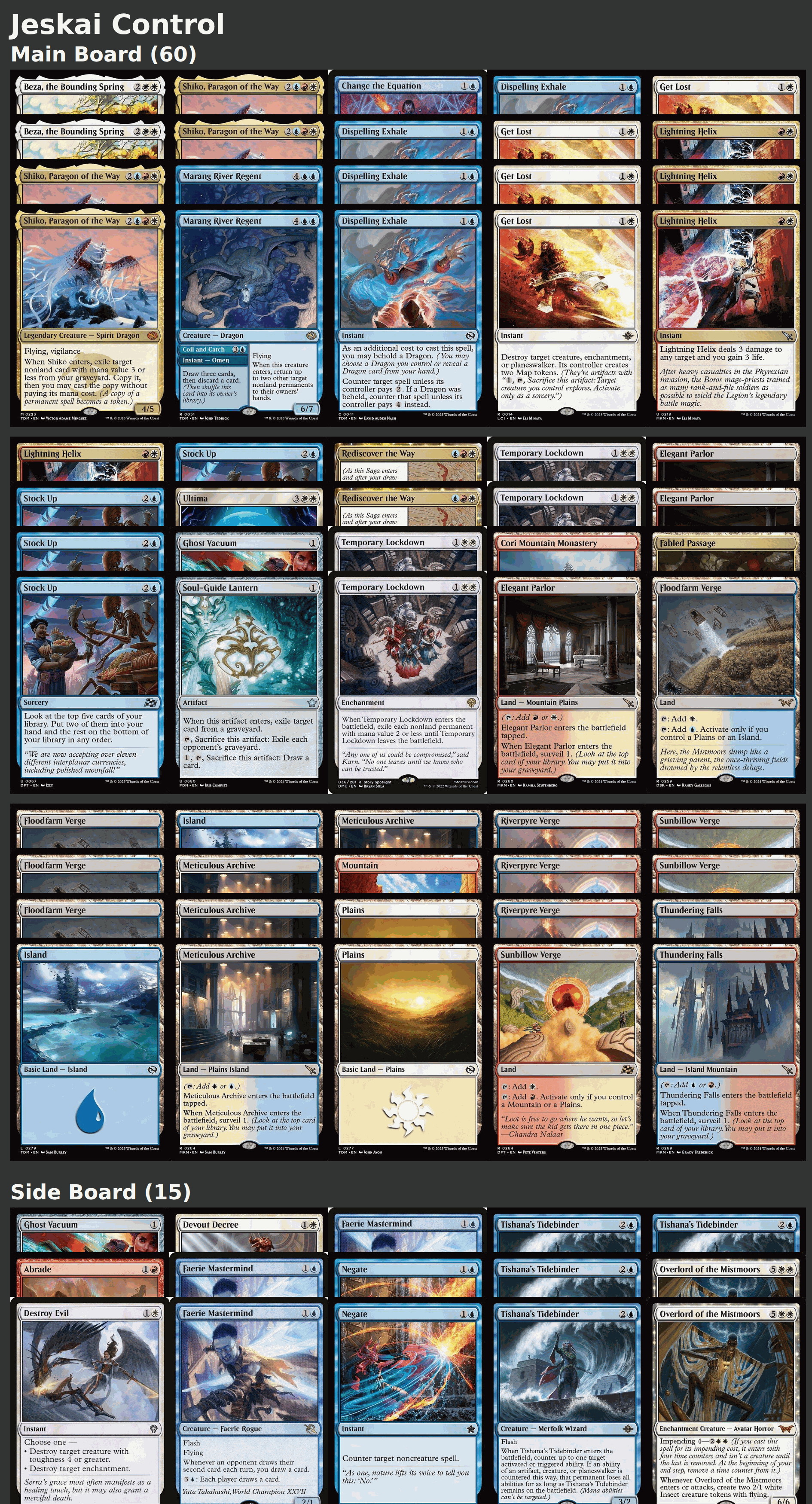 Jeskai Control