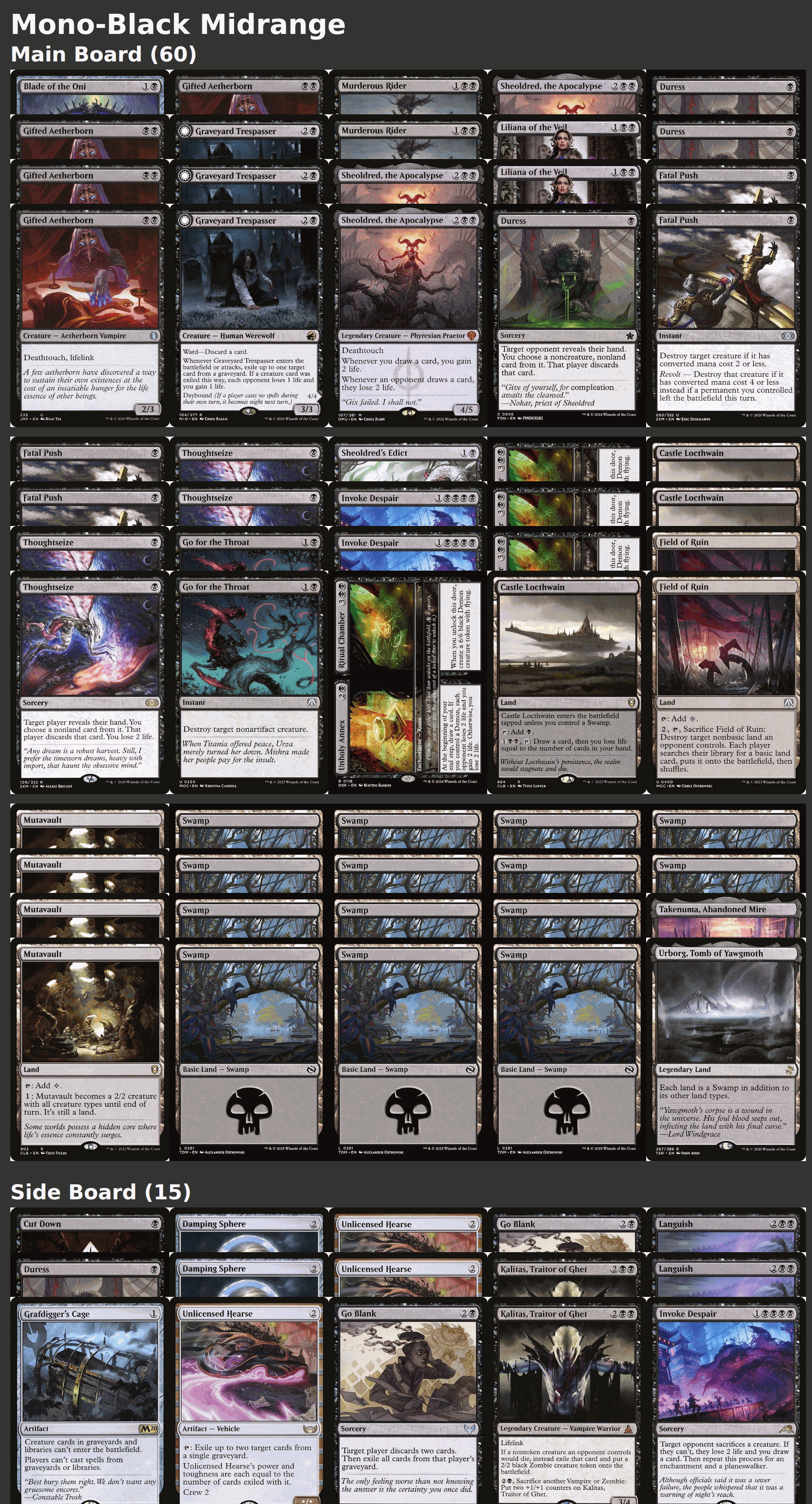 Mono-Black Midrange