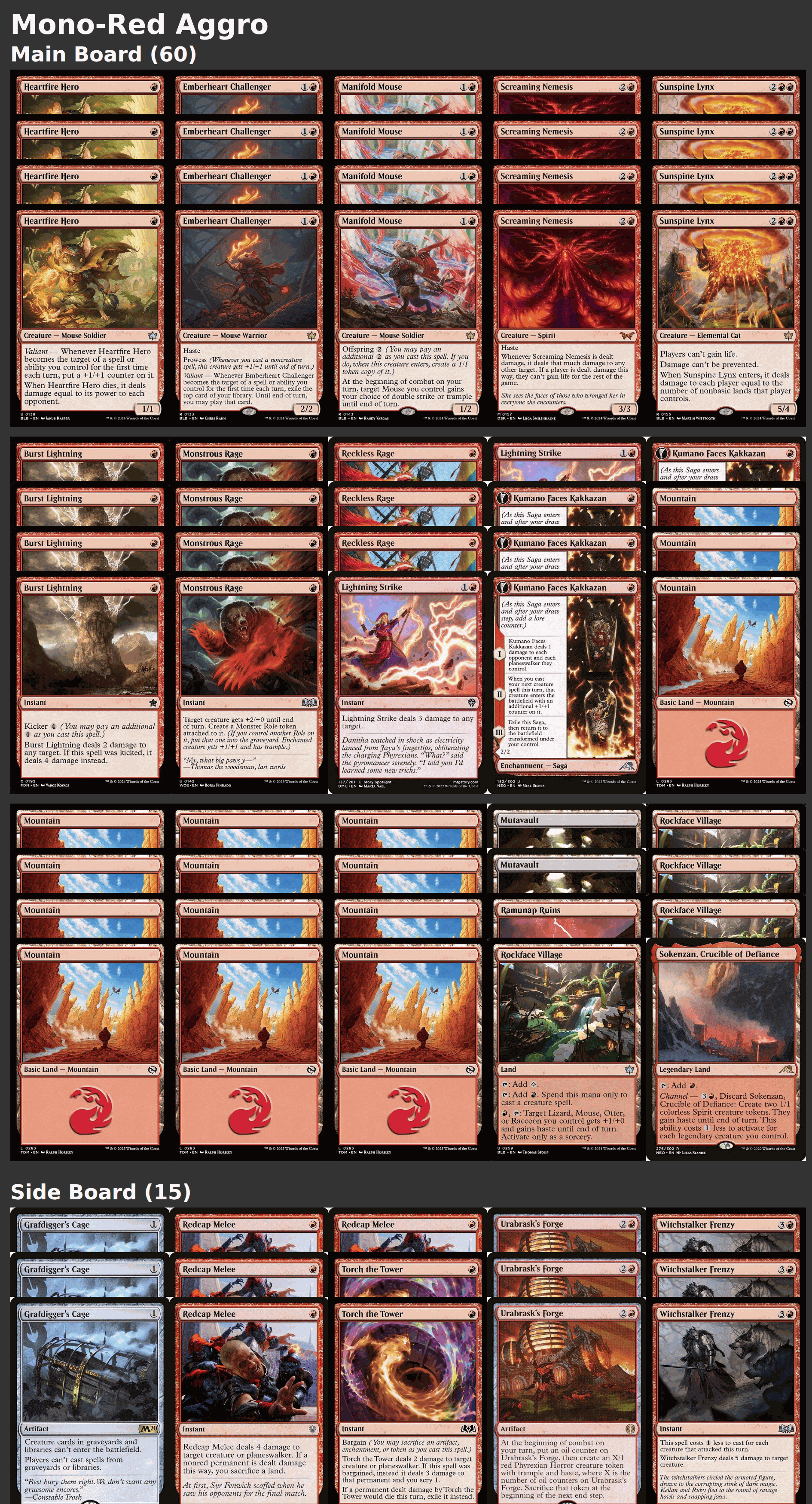 Mono-Red Aggro