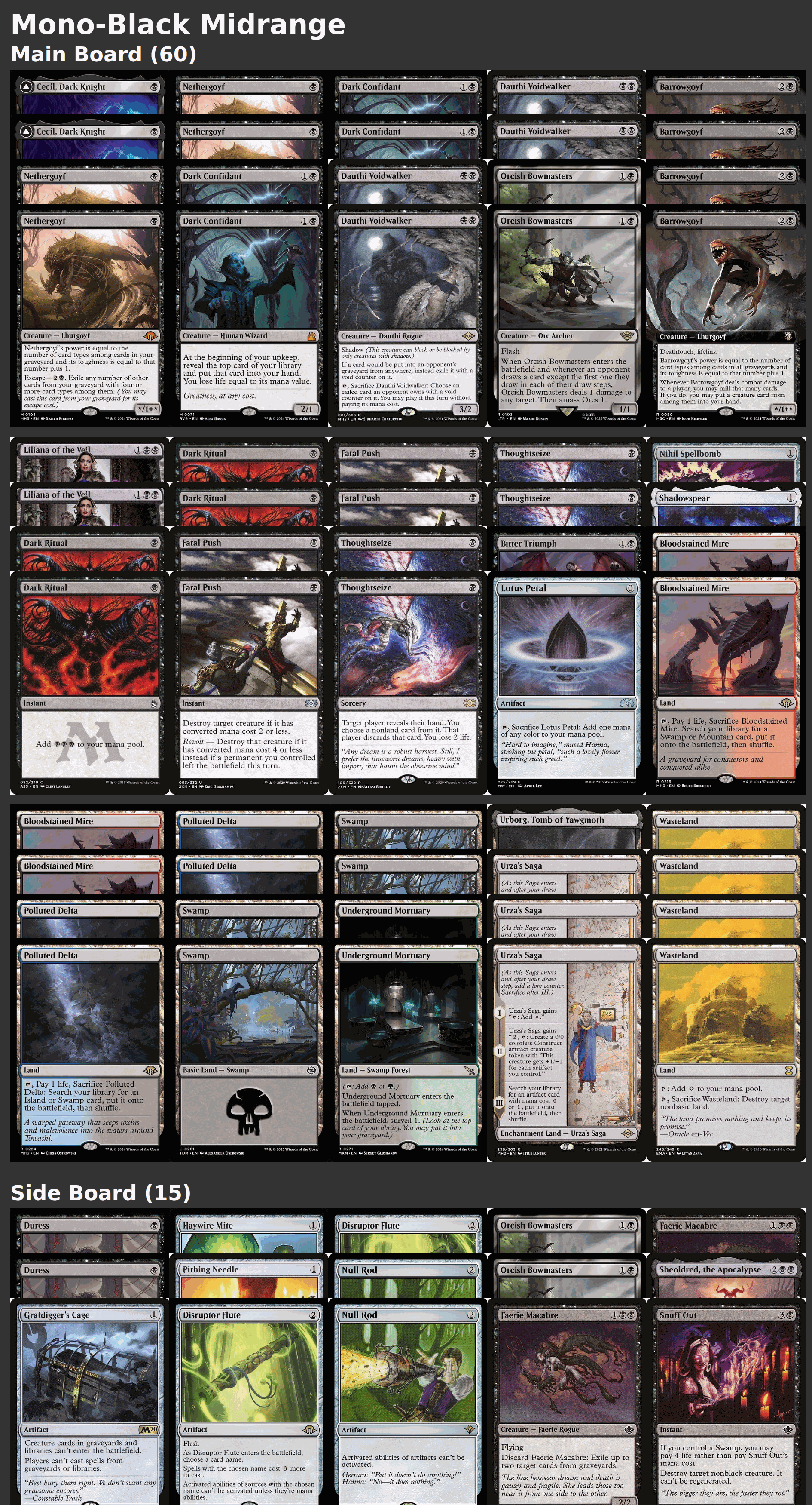 Mono-Black Midrange