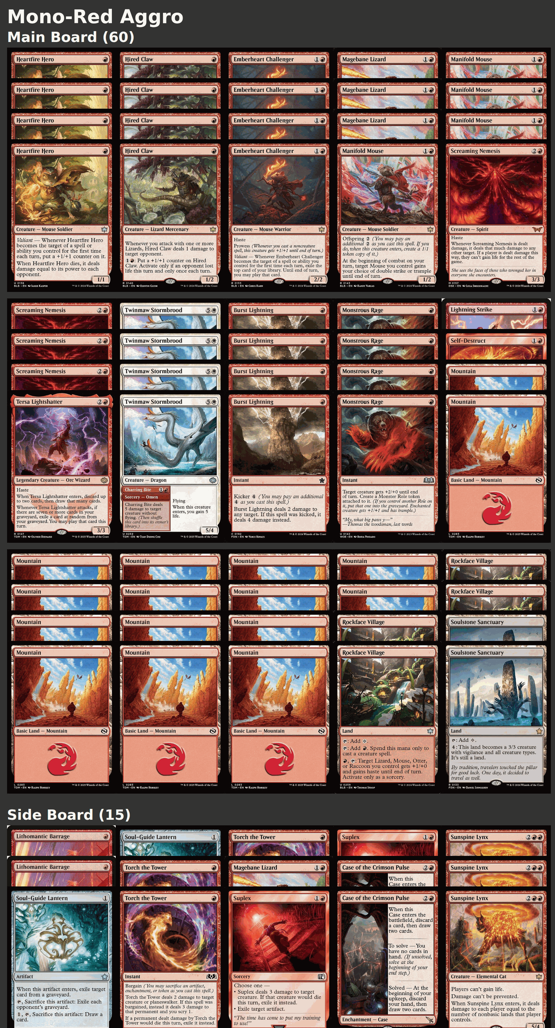 Mono-Red Aggro