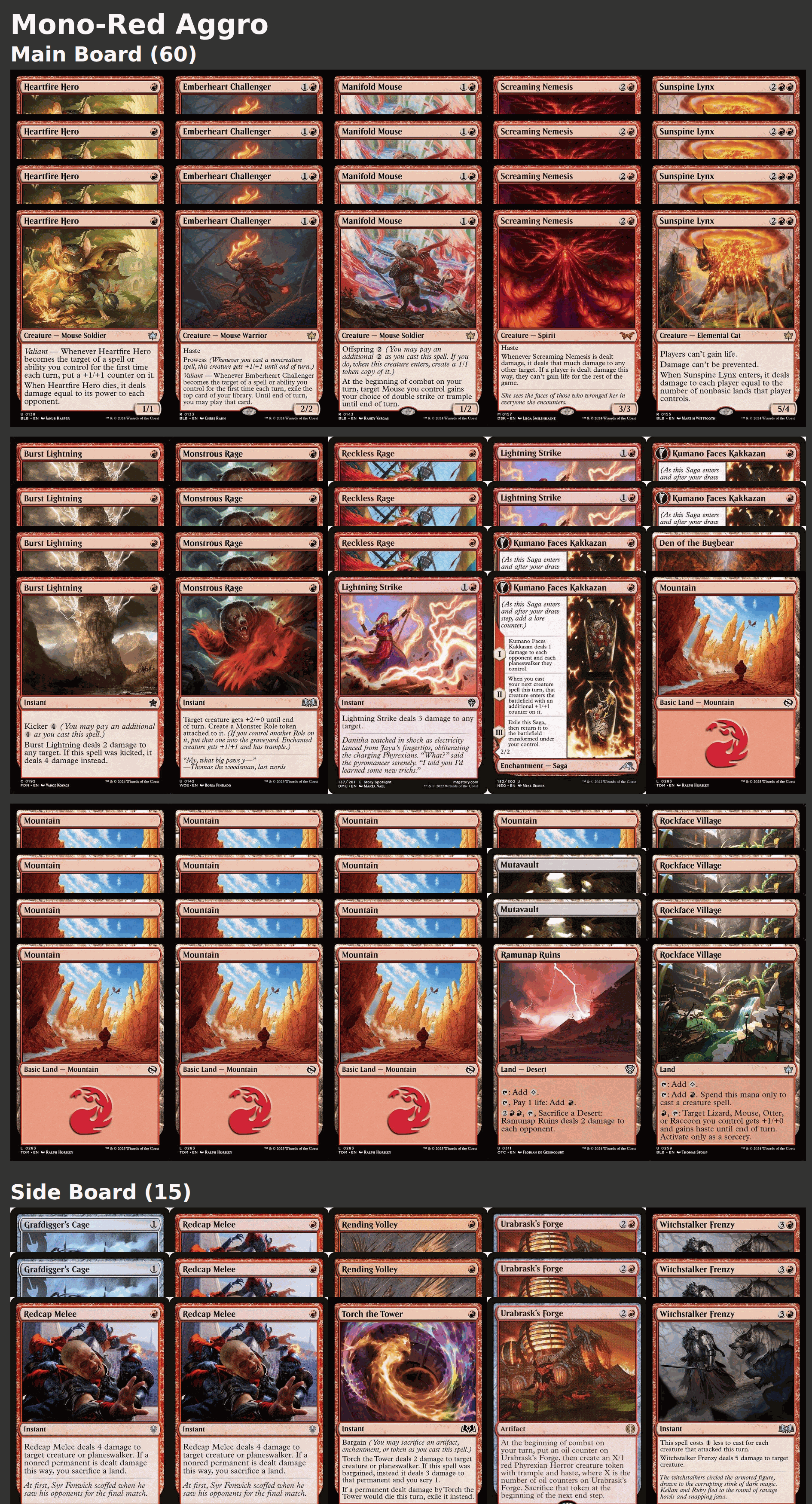 Mono-Red Aggro