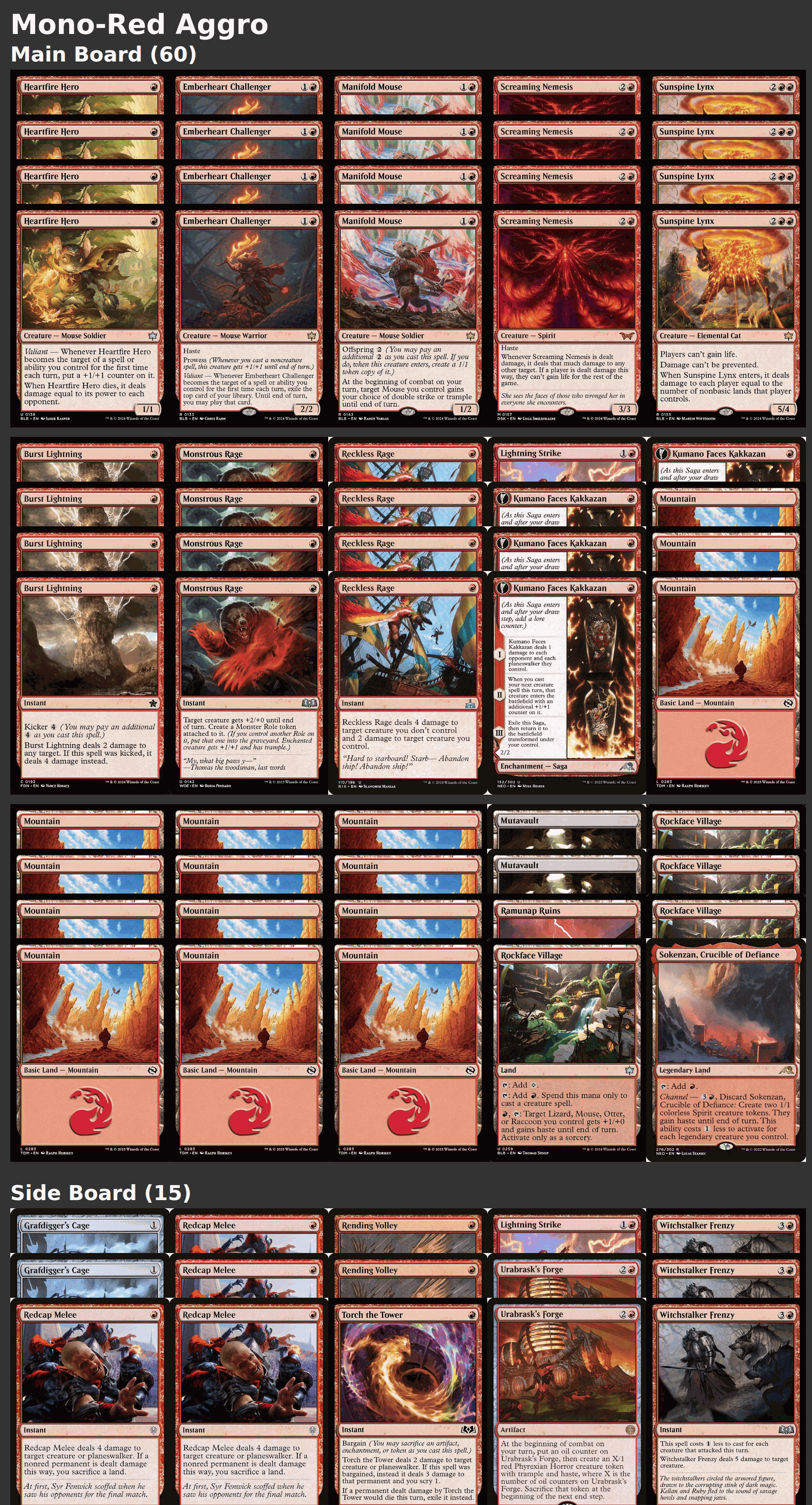 Mono-Red Aggro