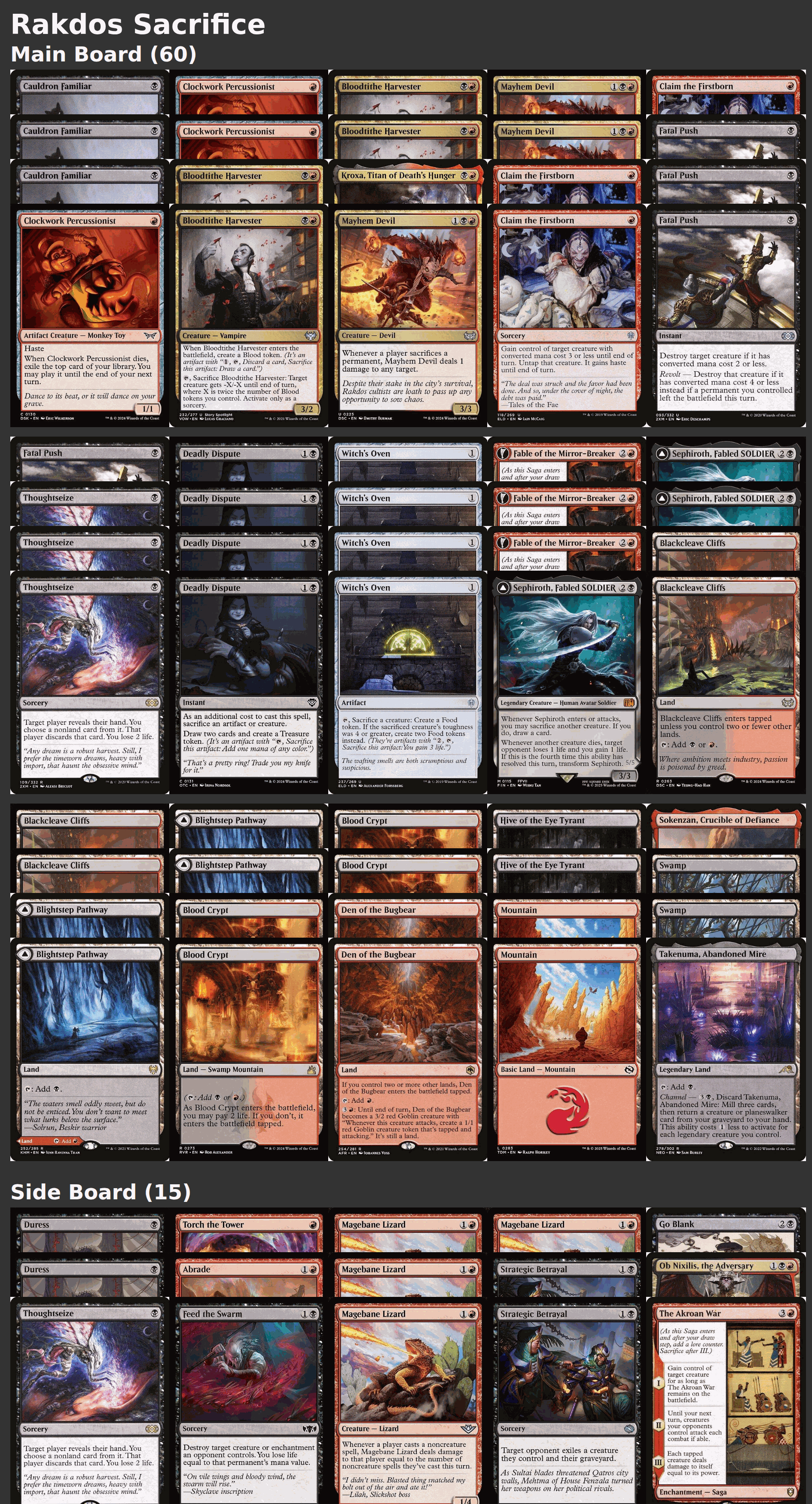 Rakdos Sacrifice