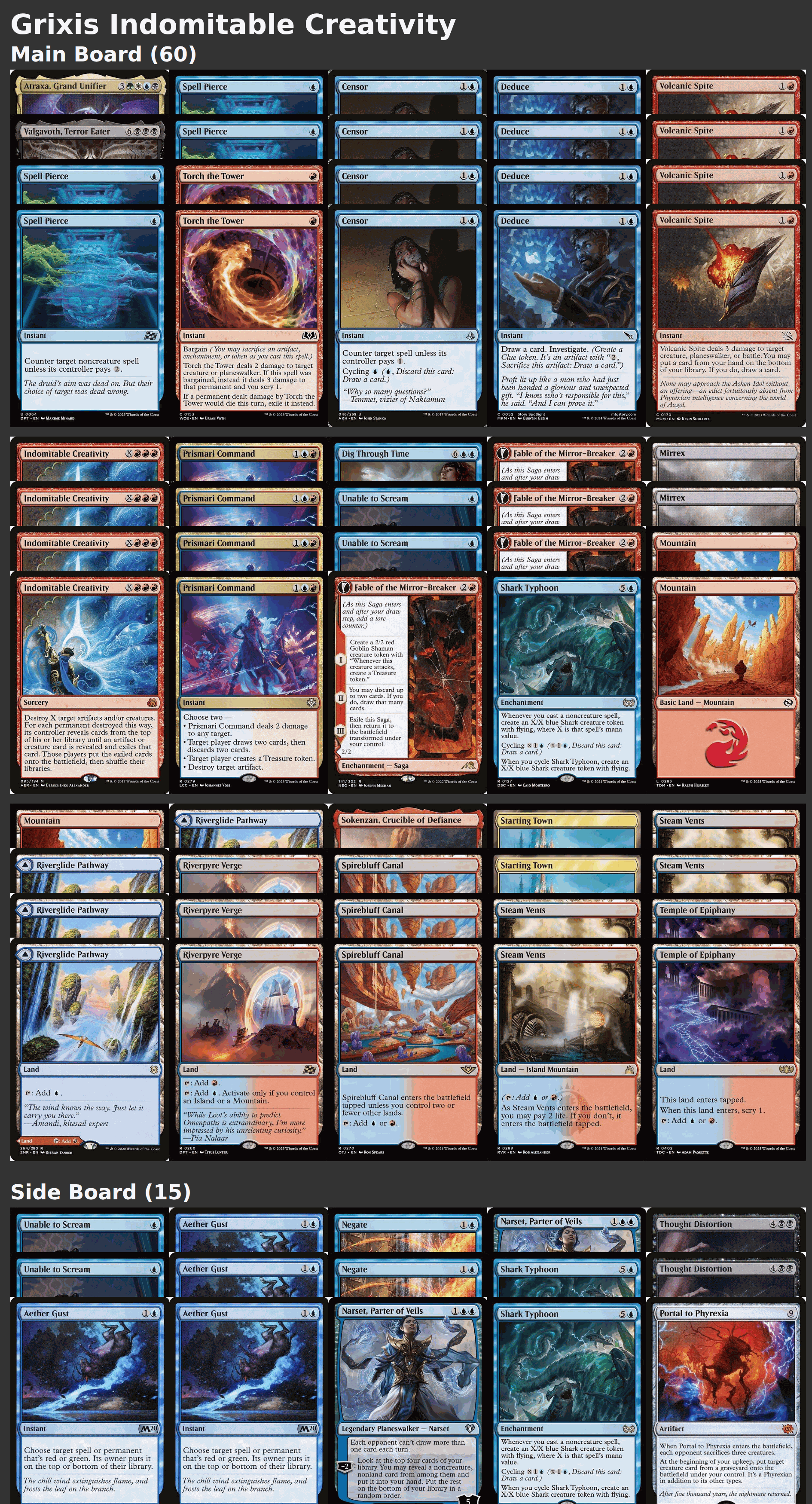 Grixis Indomitable Creativity