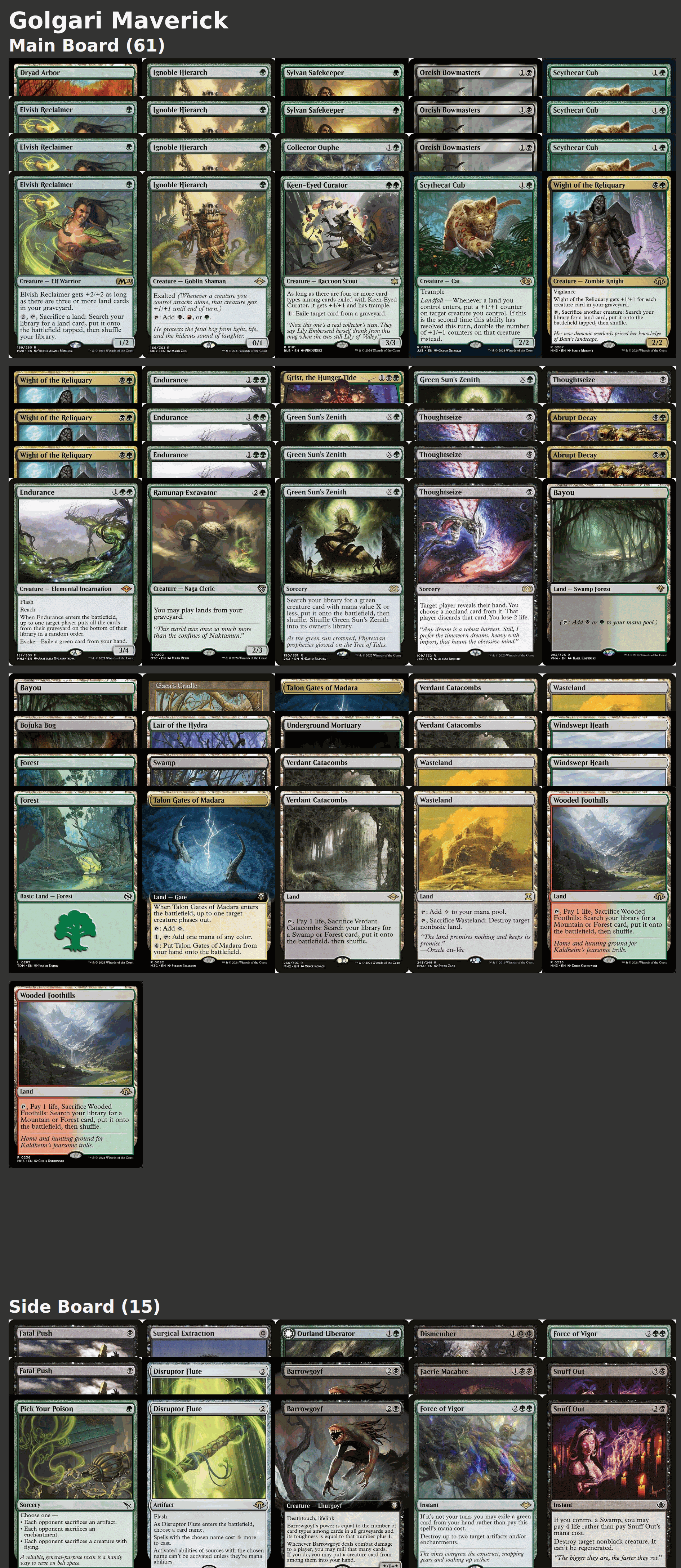 Golgari Maverick
